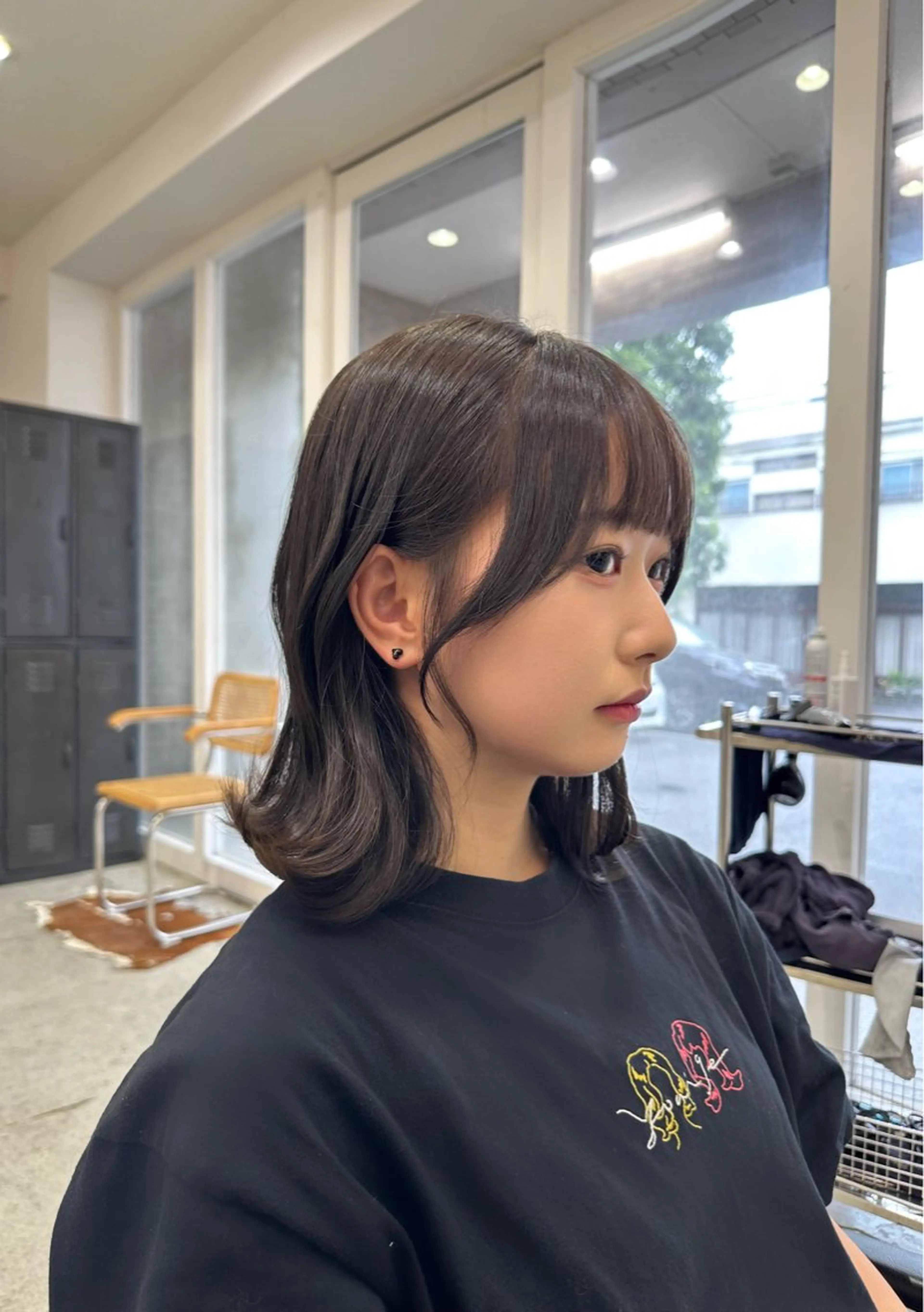 ミディアム カット Anela所属・山中 友詩のヘアスタイル