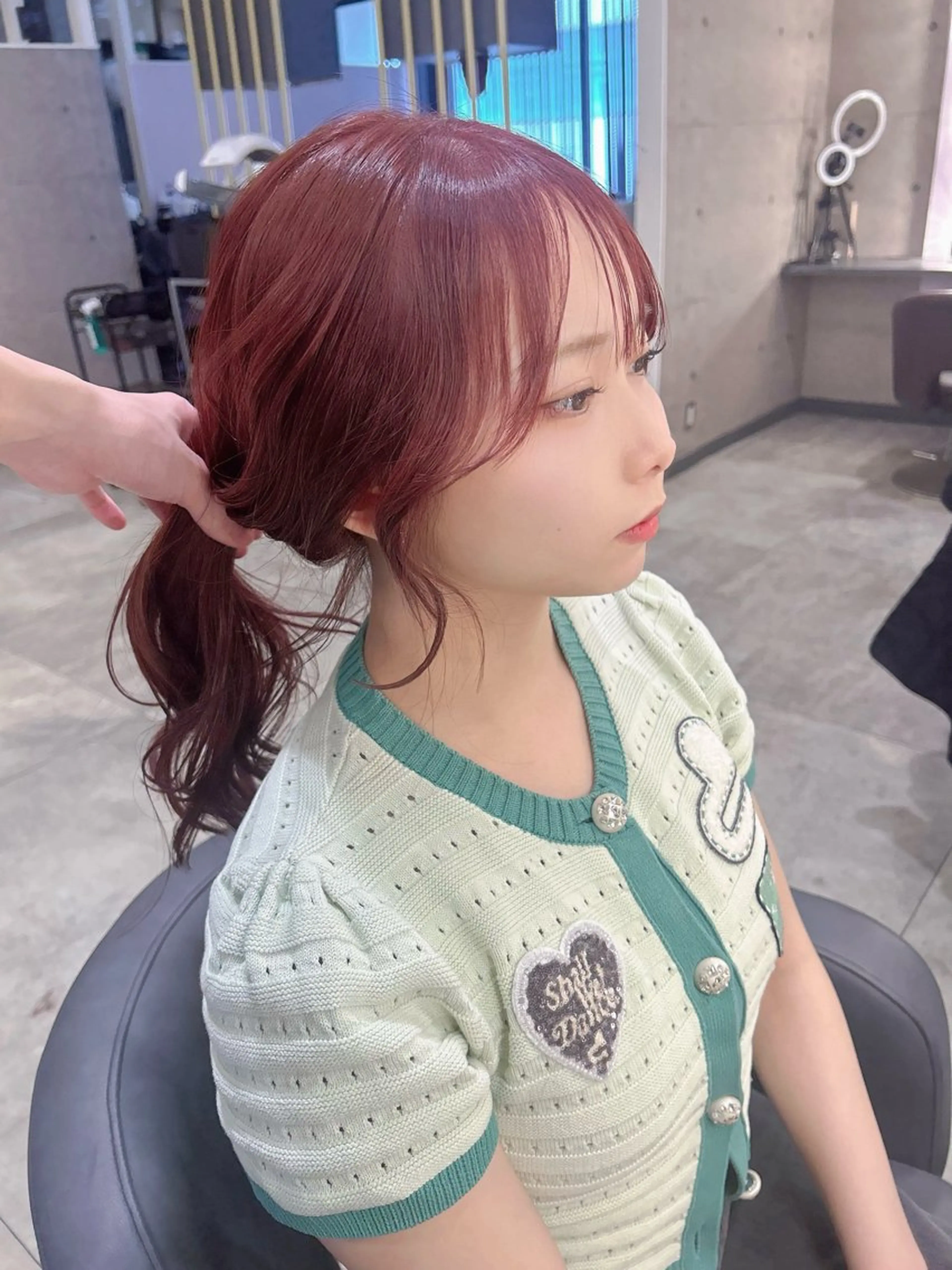 ミディアム 髪質改善 Noe心斎橋店のヘアスタイル