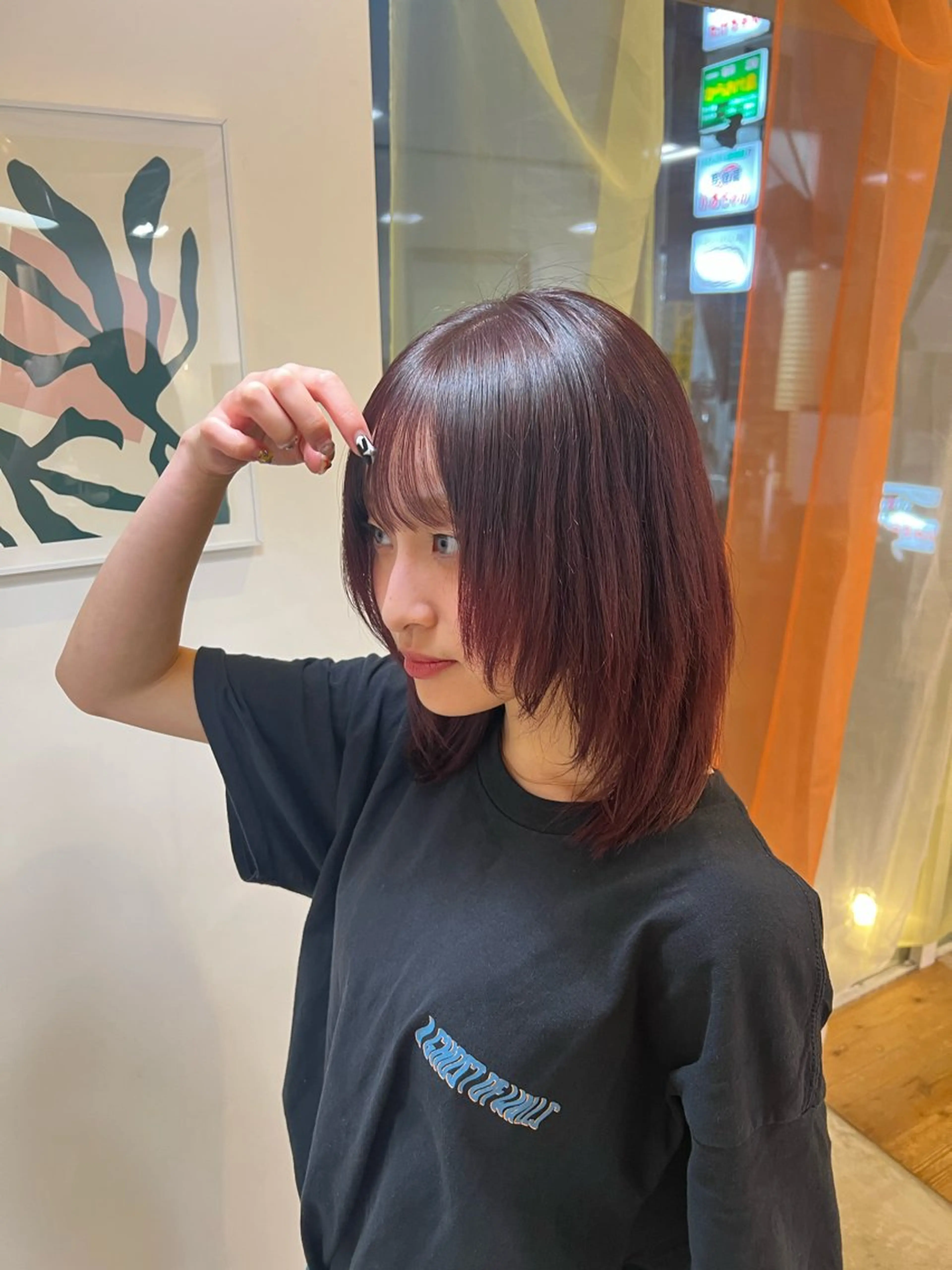 カラー 森崎 優菜のヘアスタイル