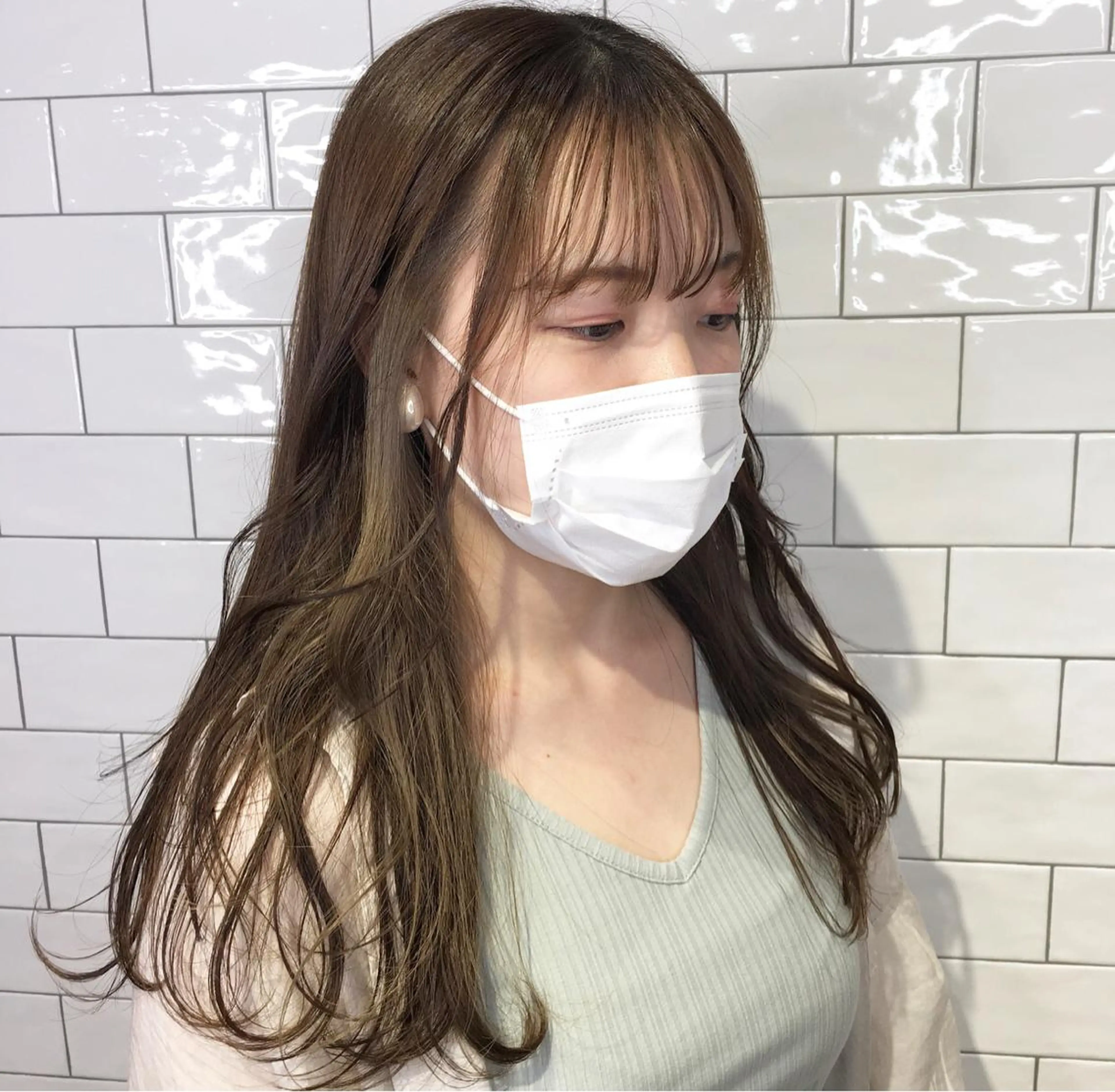 ロング カラー もり まりものヘアスタイル