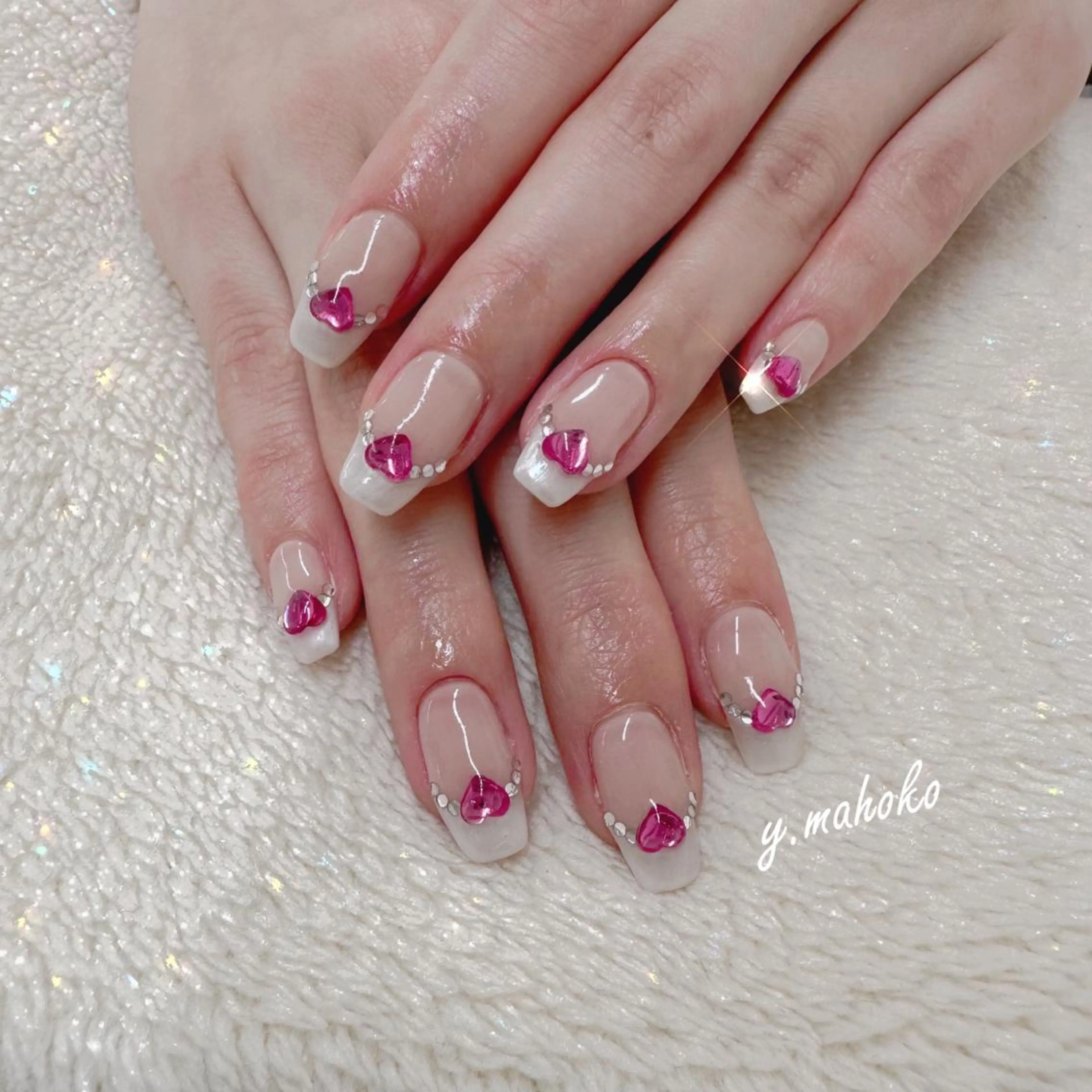 ネイル ハンドネイル She nail studio 原宿所属・パラジェル有/ スカルプ/mahoのネイルデザイン