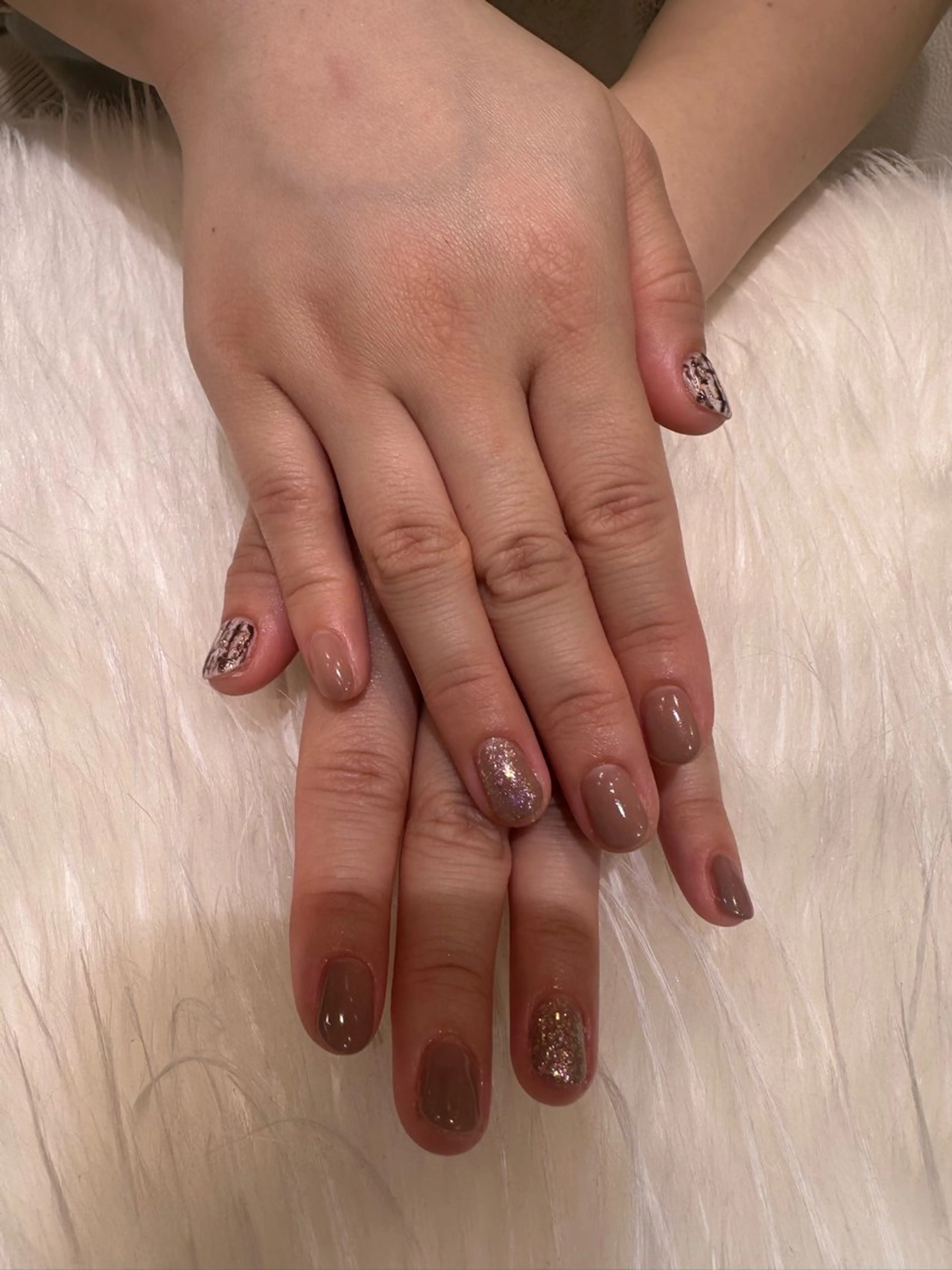 ネイル ツイードネイル 月、水、木限定 和泉樹理のネイルデザイン