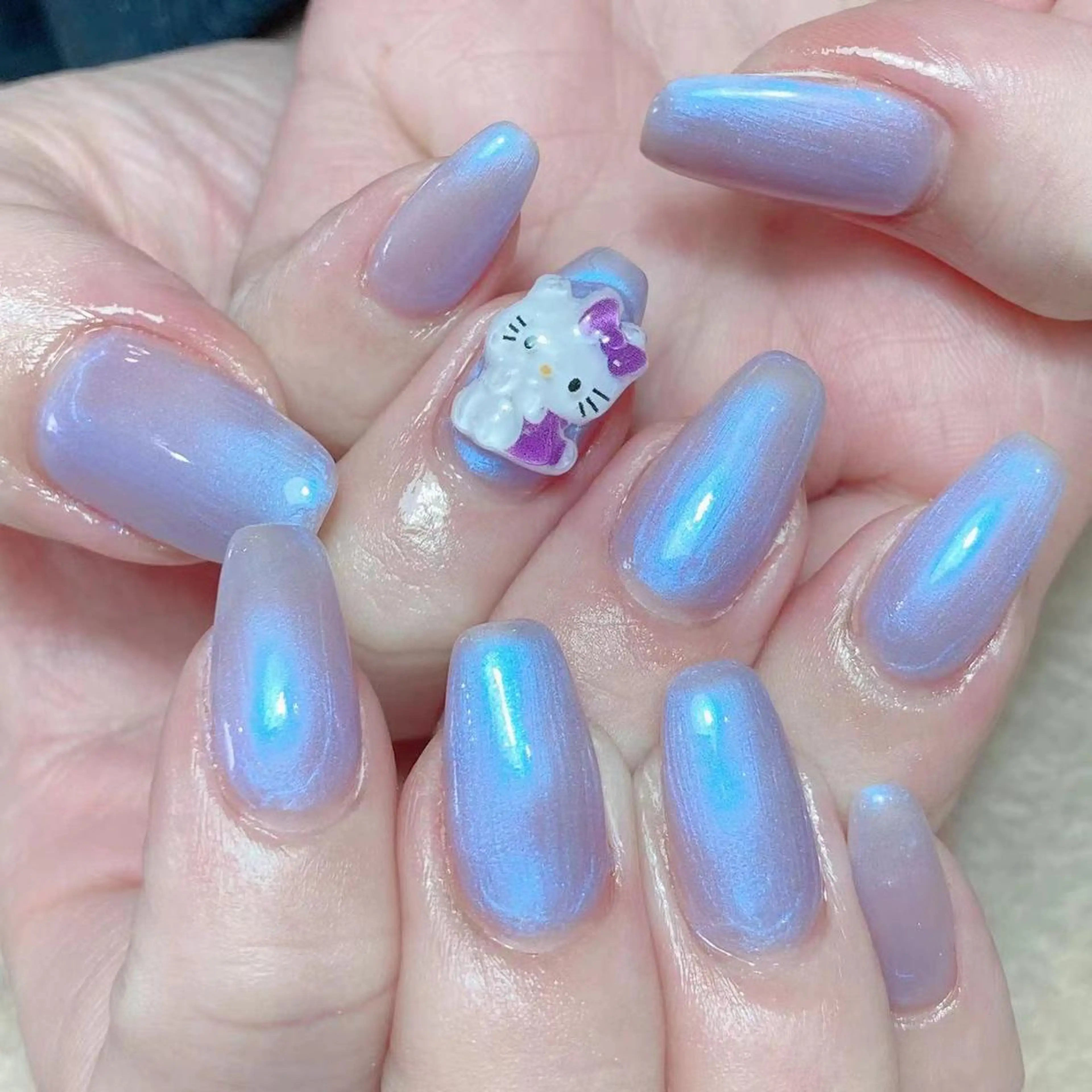 ネイル ワンカラーネイル スカルプネイル YUKI_ Monster💟のネイルデザイン