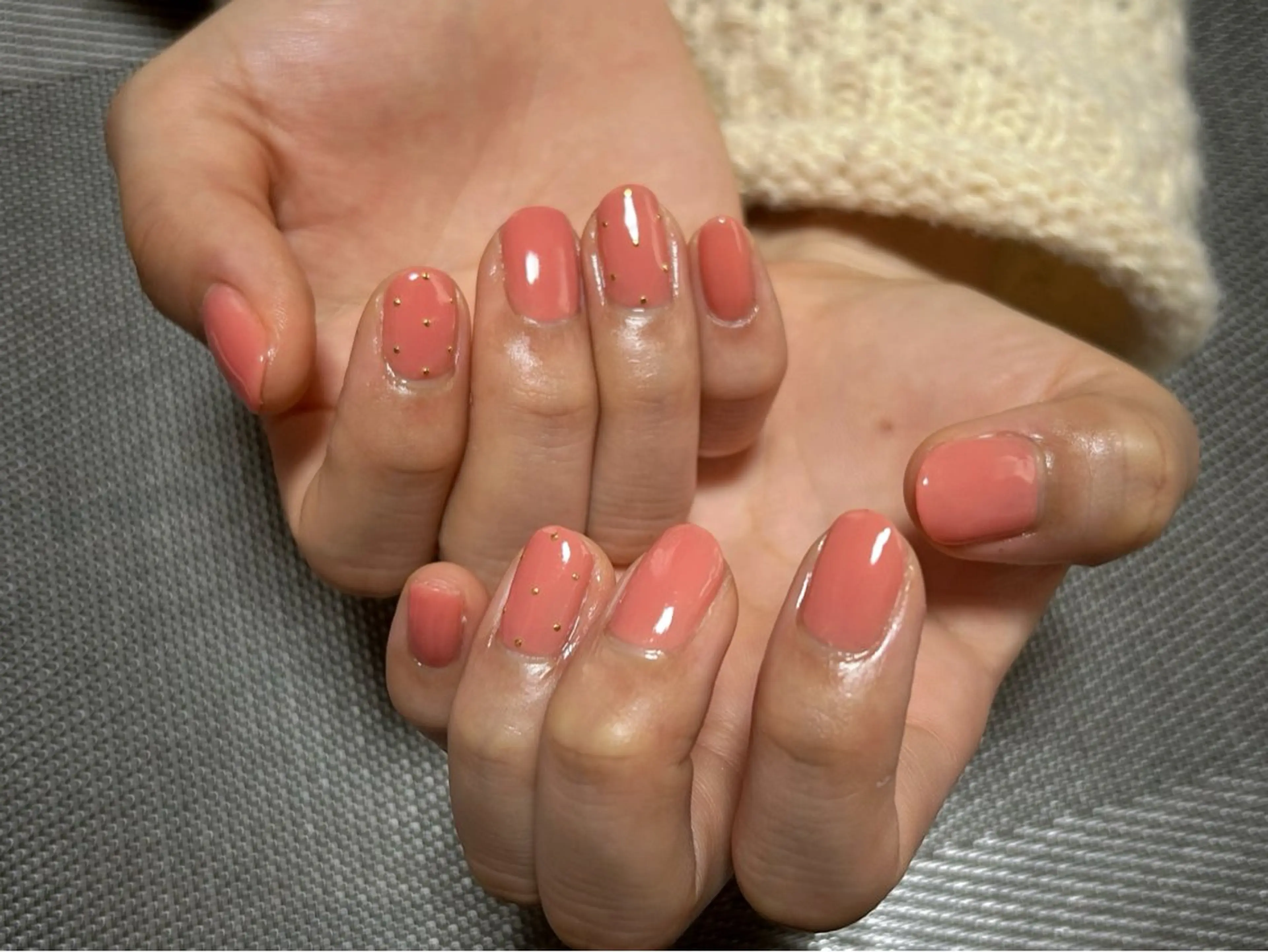 ネイル ワンカラーネイル ピンク ハンドネイル i nailのネイルデザイン