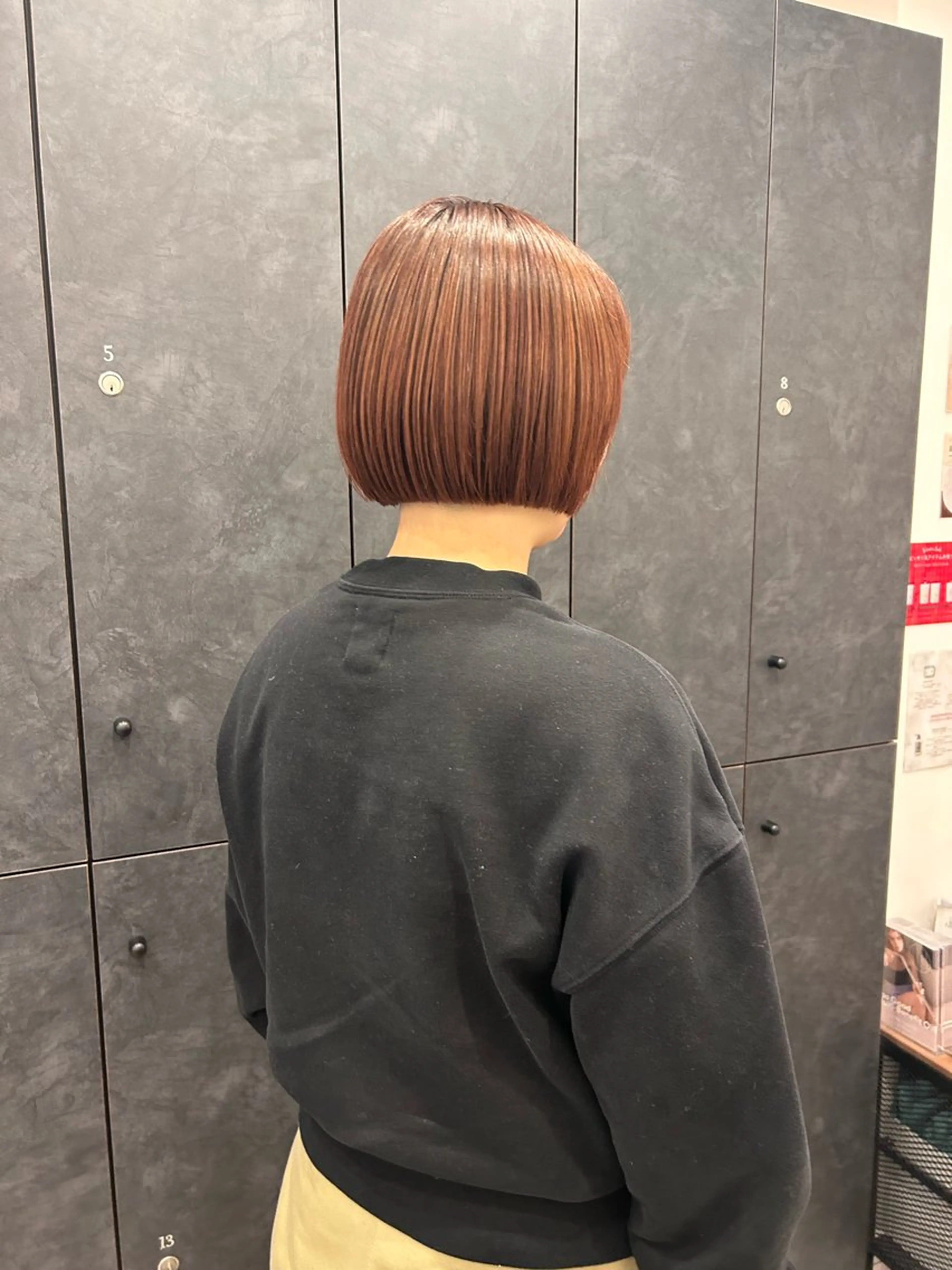 ミディアム カット ヘアカラー トリートメント 似合わせcut ◎ 倉橋実咲のヘアスタイル