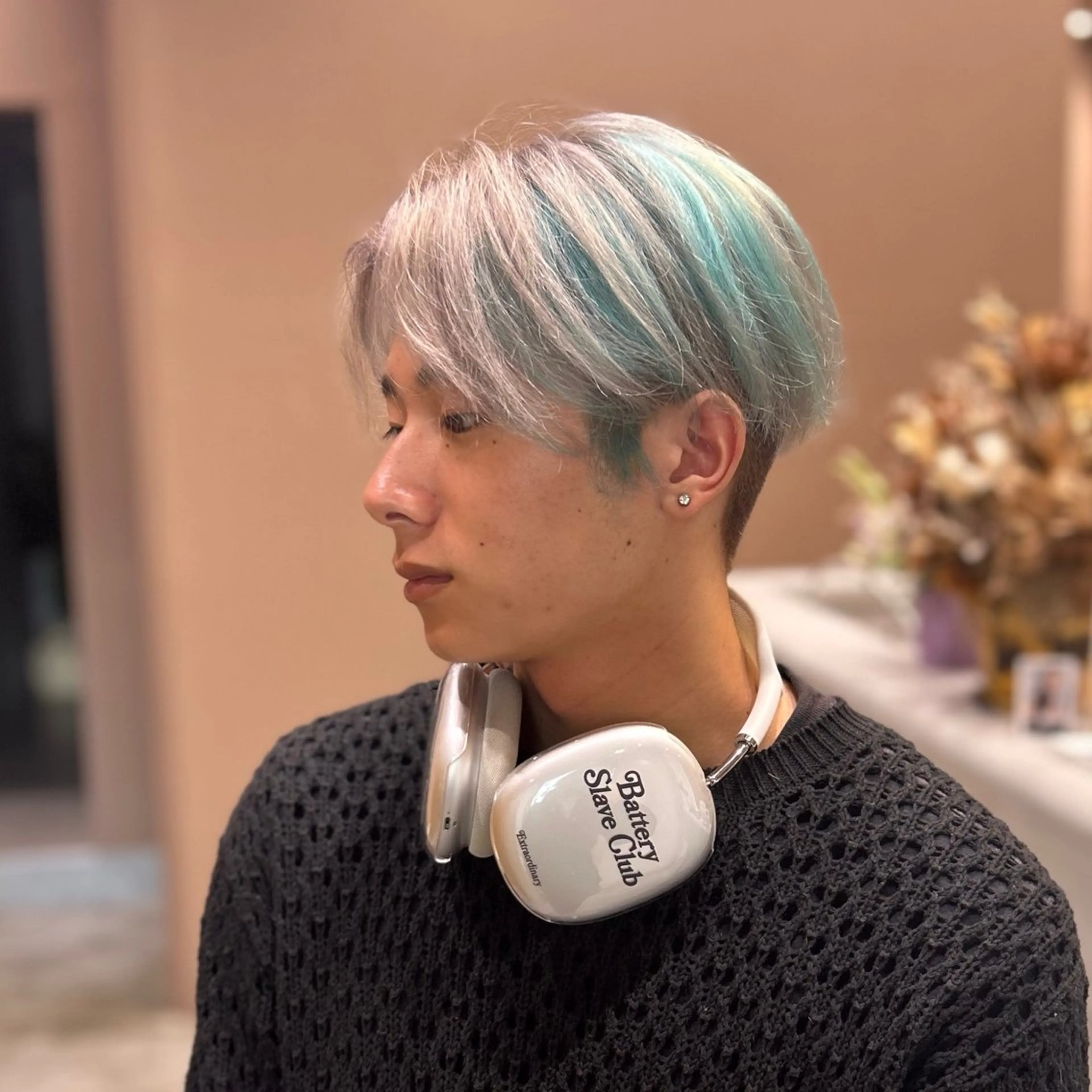 ショート カラー メンズ メンズブリーチ ブリーチ カット ヘアカラー メンズヘア/透明感 カラー/ayatoのヘアスタイル