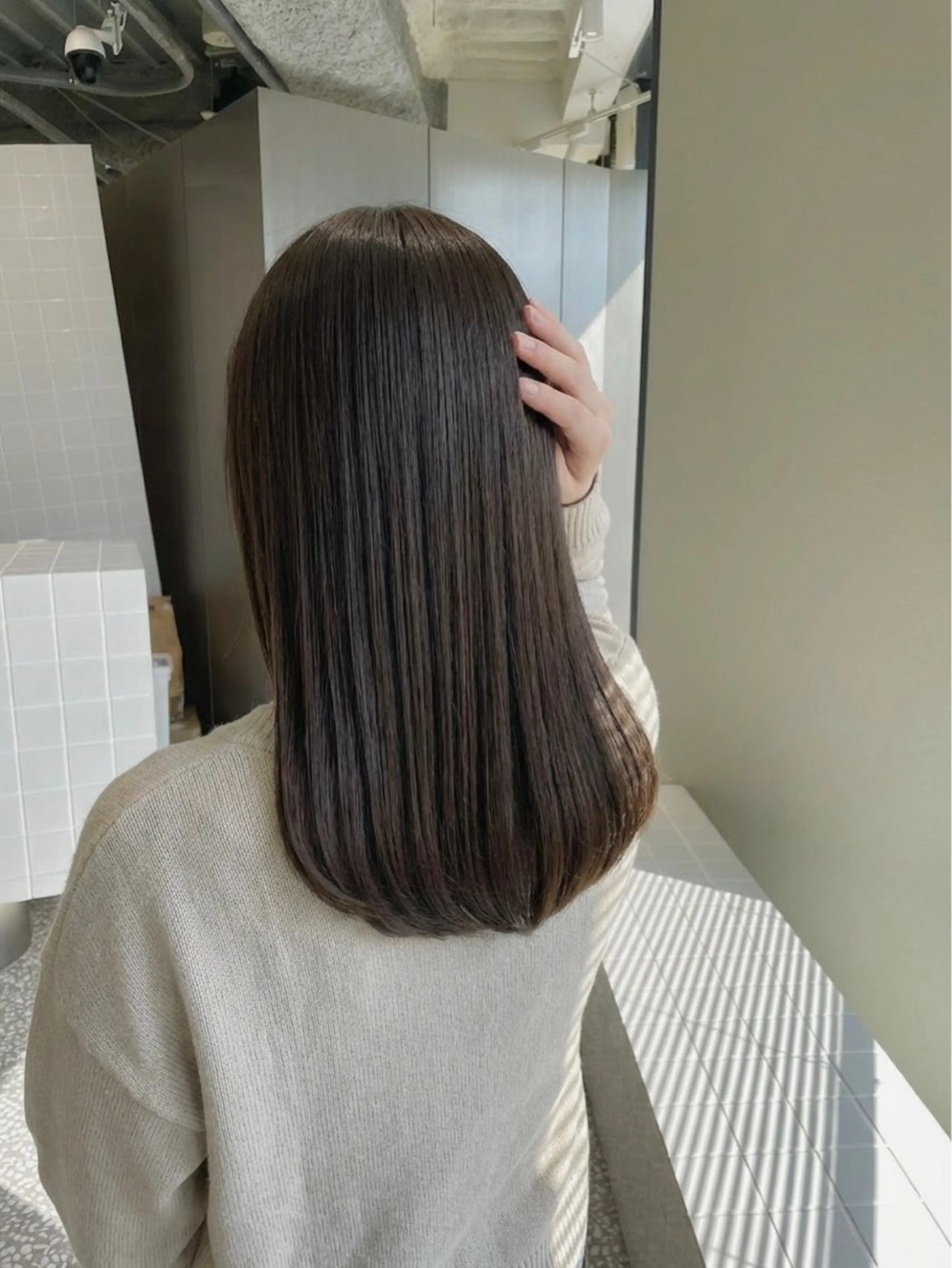 ミディアム カラー 梅田/艶カラー/ 髪質改善/イサミのヘアスタイル