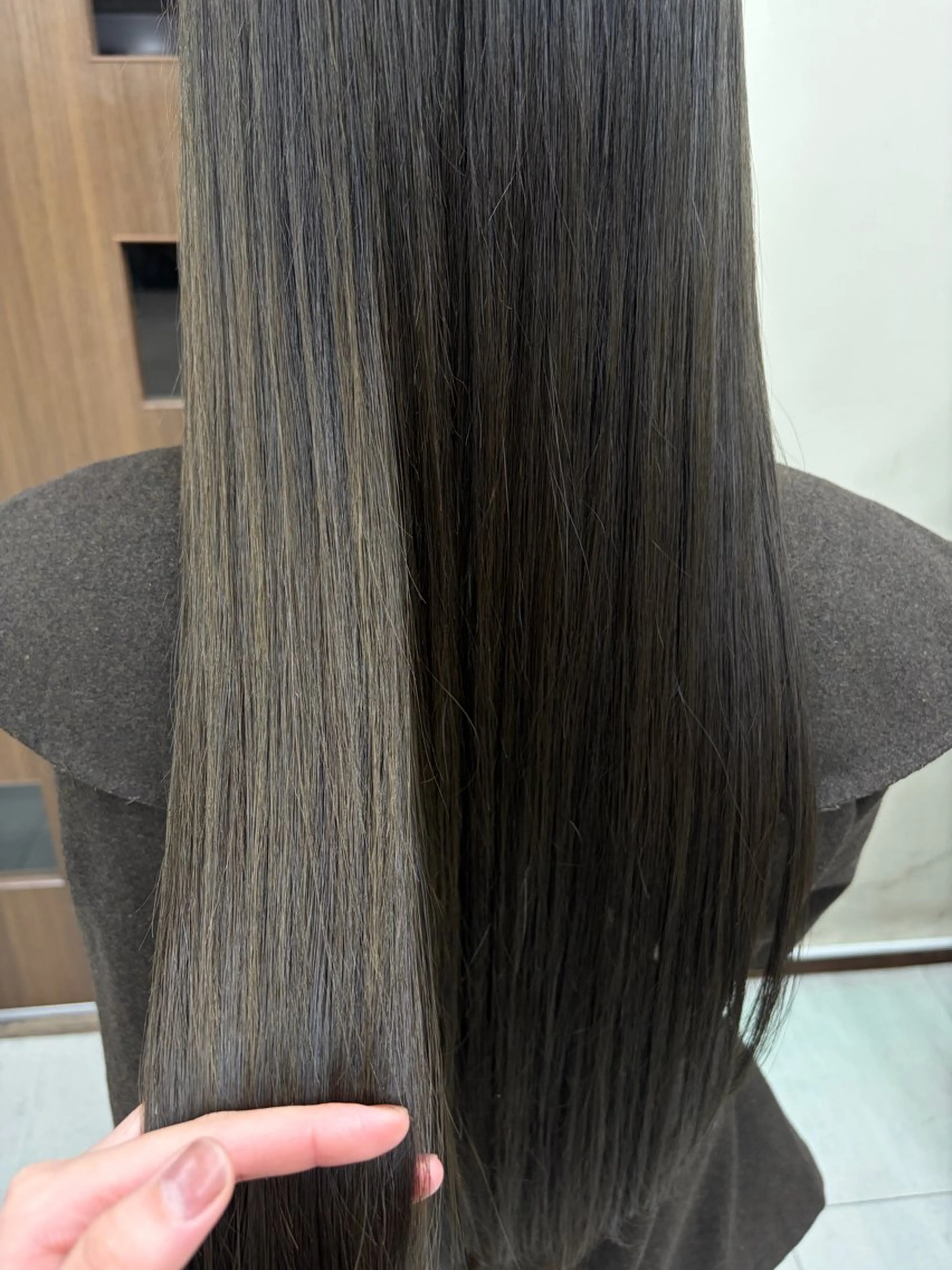 ロング カラー ヘアカラー ハタエクルミ/辻堂 /ワンカラー🍀*゜のヘアスタイル