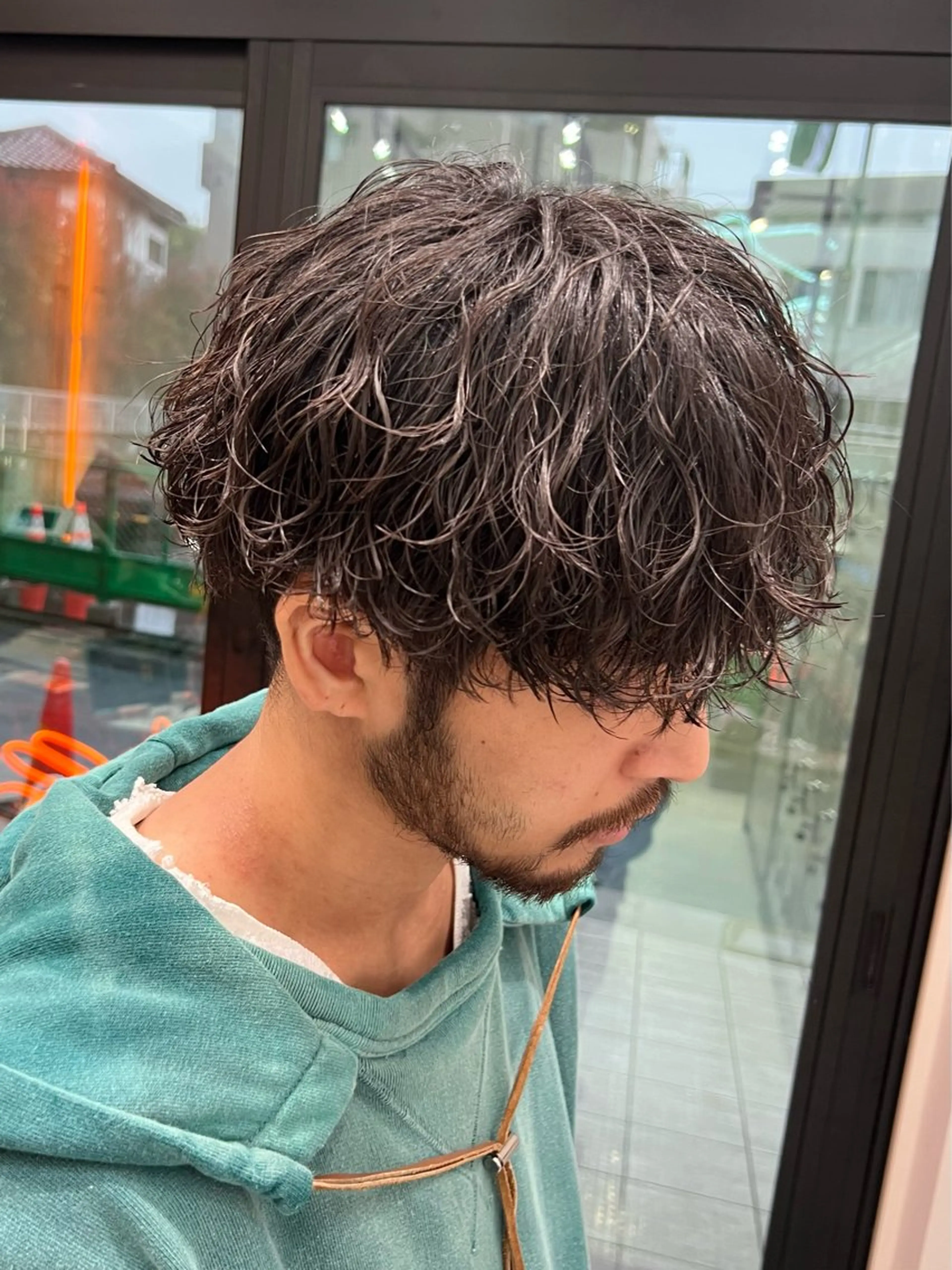 ショート パーマ メンズ メンズパーマ 波巻きパーマ メンズ特化型美容師 sakuraのヘアスタイル