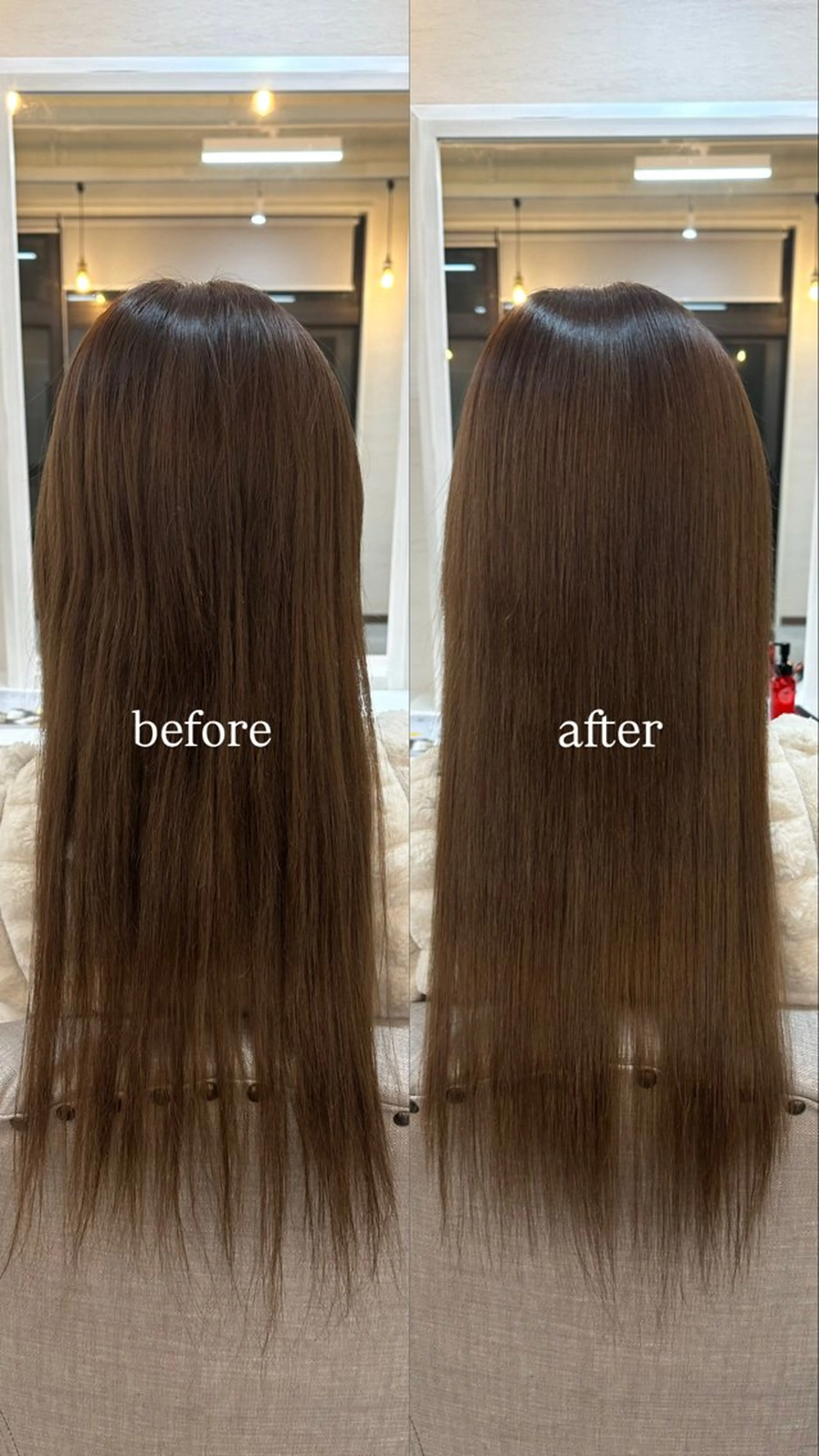 ロング 🖤ほのか/ツヤ髪 /髪質改善/縮毛矯正のヘアスタイル