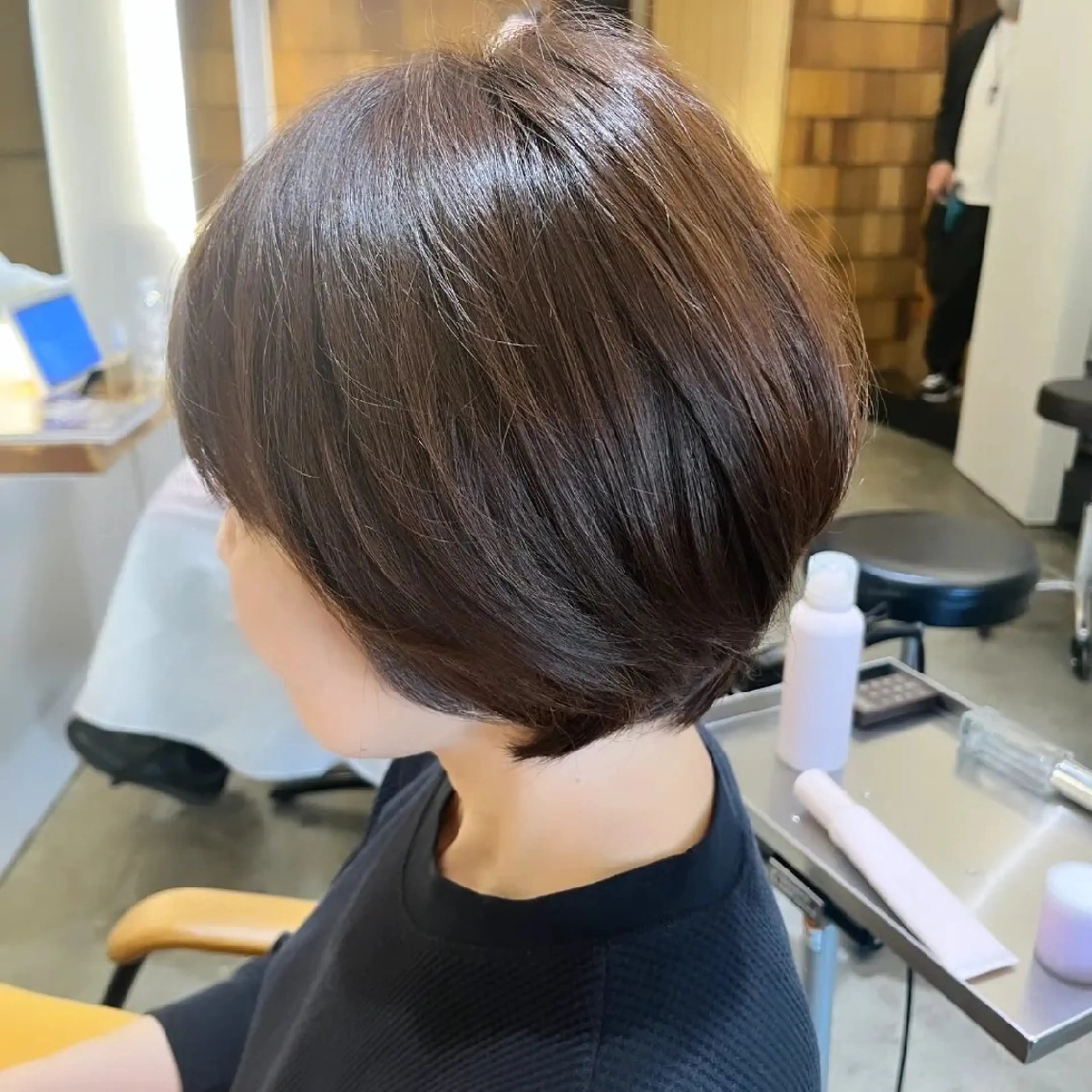 ショート カラー ショートボブ オーガニックカラー ボブ 似合わせカット ショートヘア カット ヘアカラー トリートメント 中野渡 真利那のその他イメージ