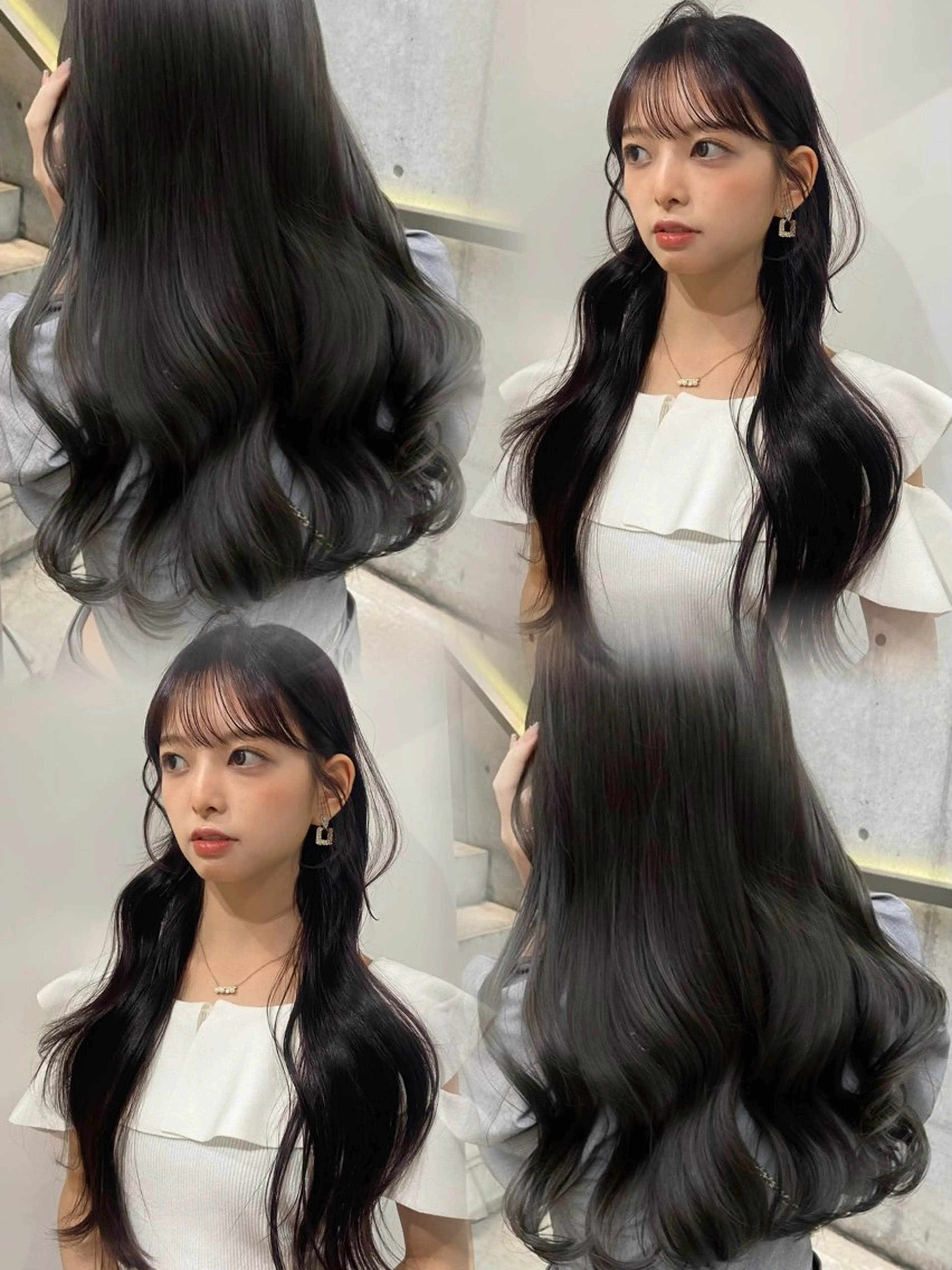 カラー AO所属・RISAKO 艶髪モテヘア🎀府中のヘアスタイル