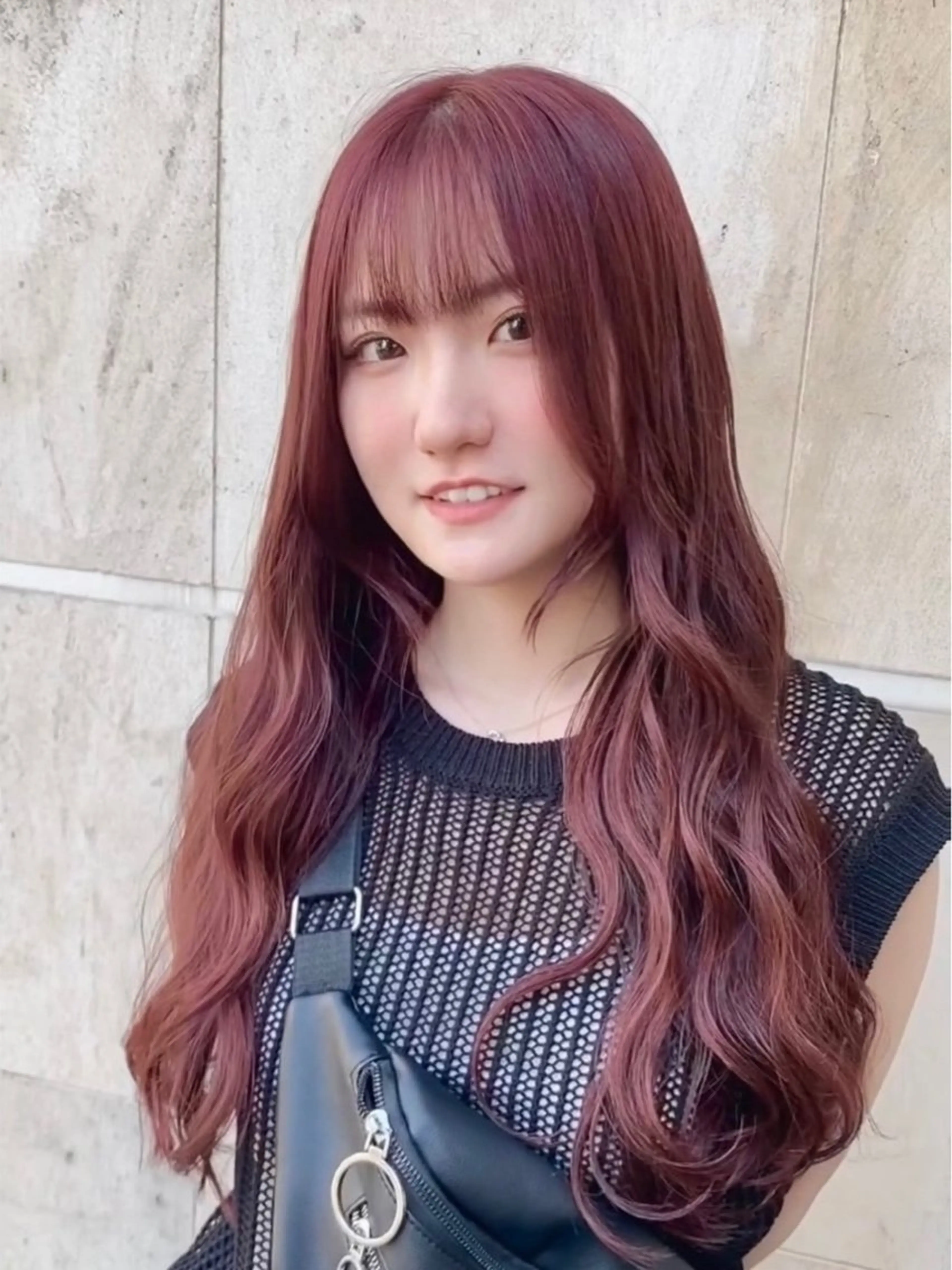 ロング カラー 黒髪 ブリーチ ダブルカラー グレージュ 韓国風カラー カット ヘアカラー トリートメント ヘッドスパ 韓国風/美髪/透明感 hiroのヘアスタイル