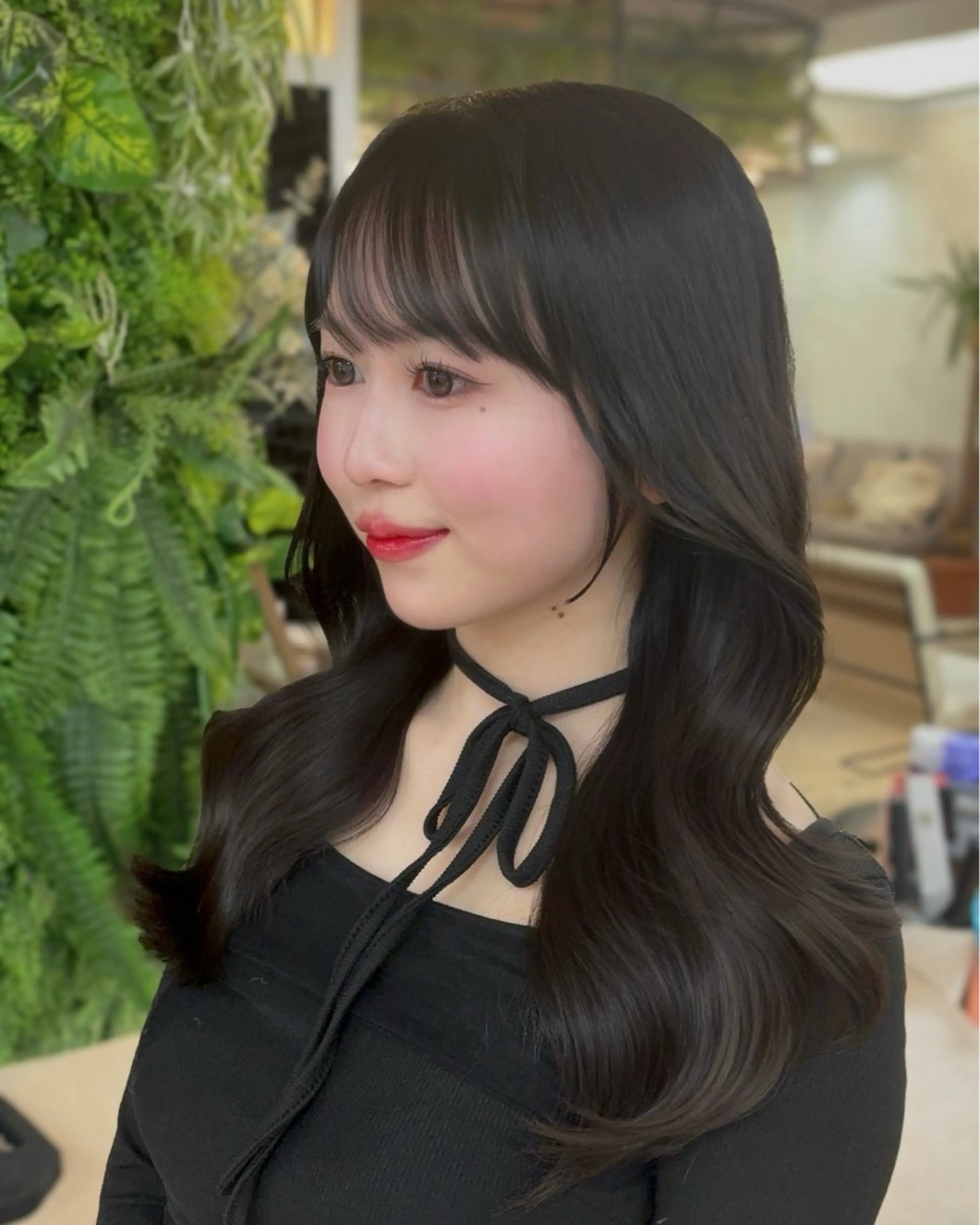 ロング カラー くびれヘア レイヤーカット ローレイヤー 🤍韓国ヘア/ 楓🤍のヘアスタイル