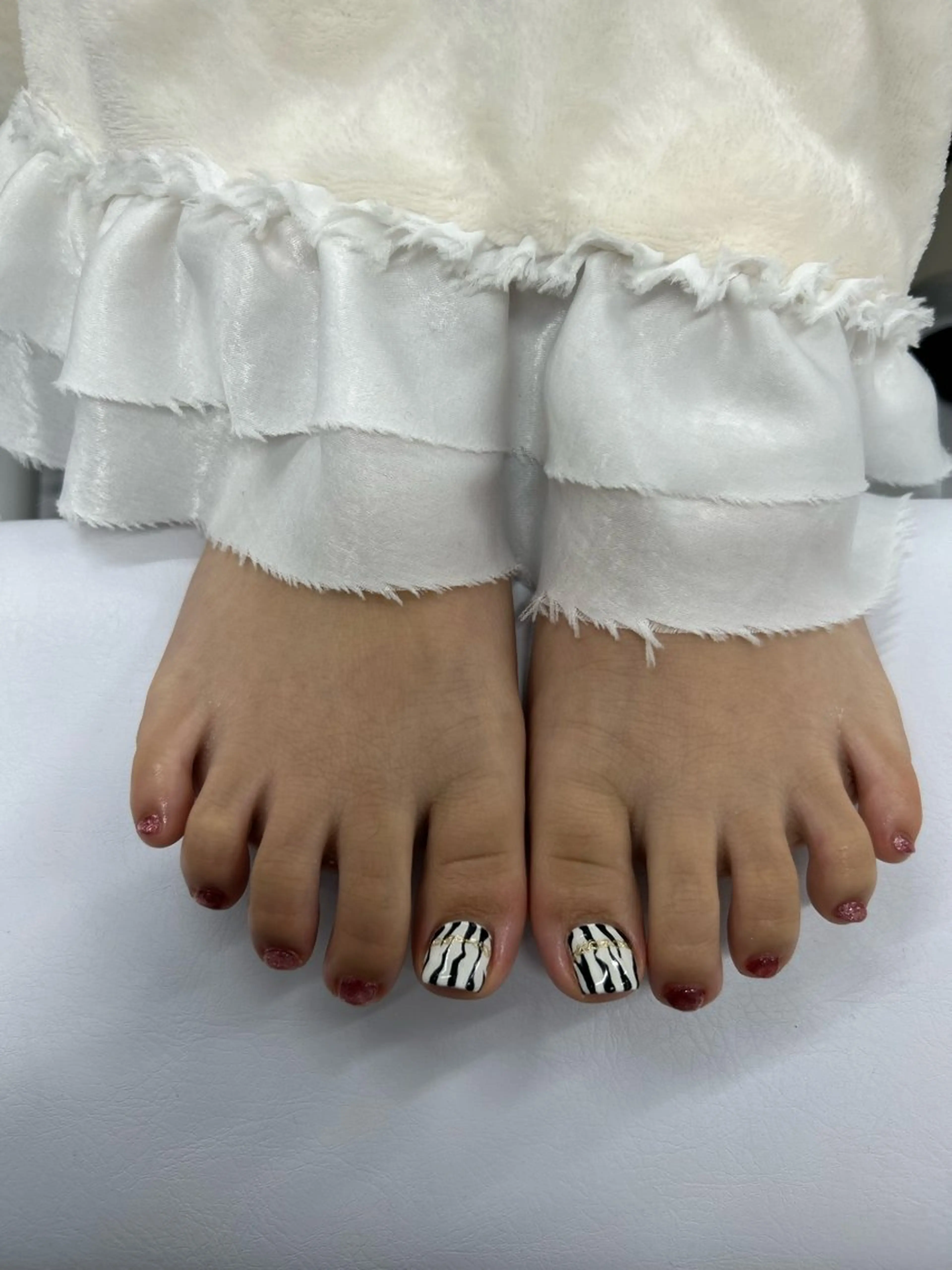 ネイル アートネイル フットネイル 加藤 楓子のネイルデザイン