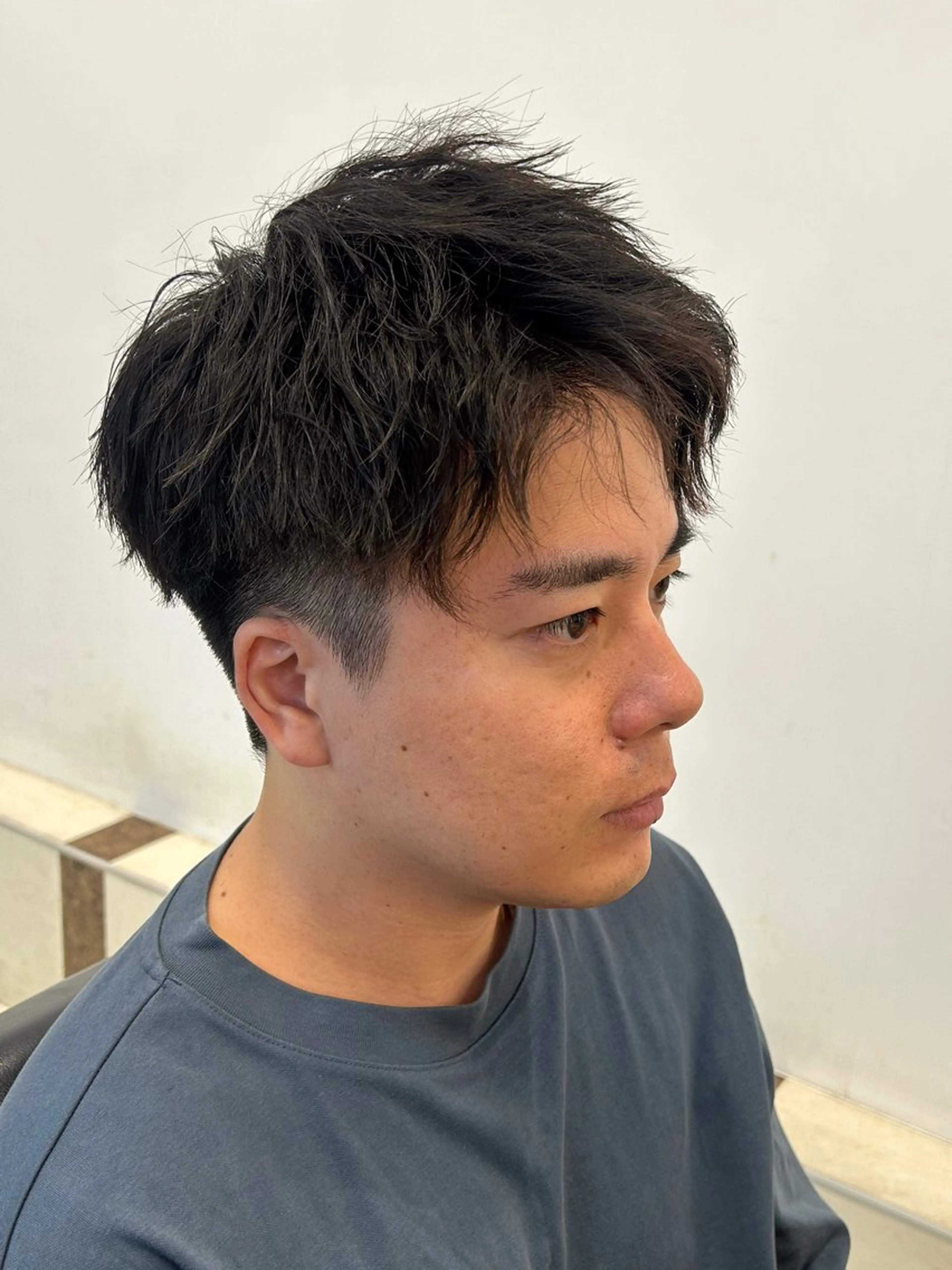 ショート パーマ メンズ メンズパーマ メンズツイストパーマ ツイストパーマ カット 伊藤 美紀のヘアスタイル