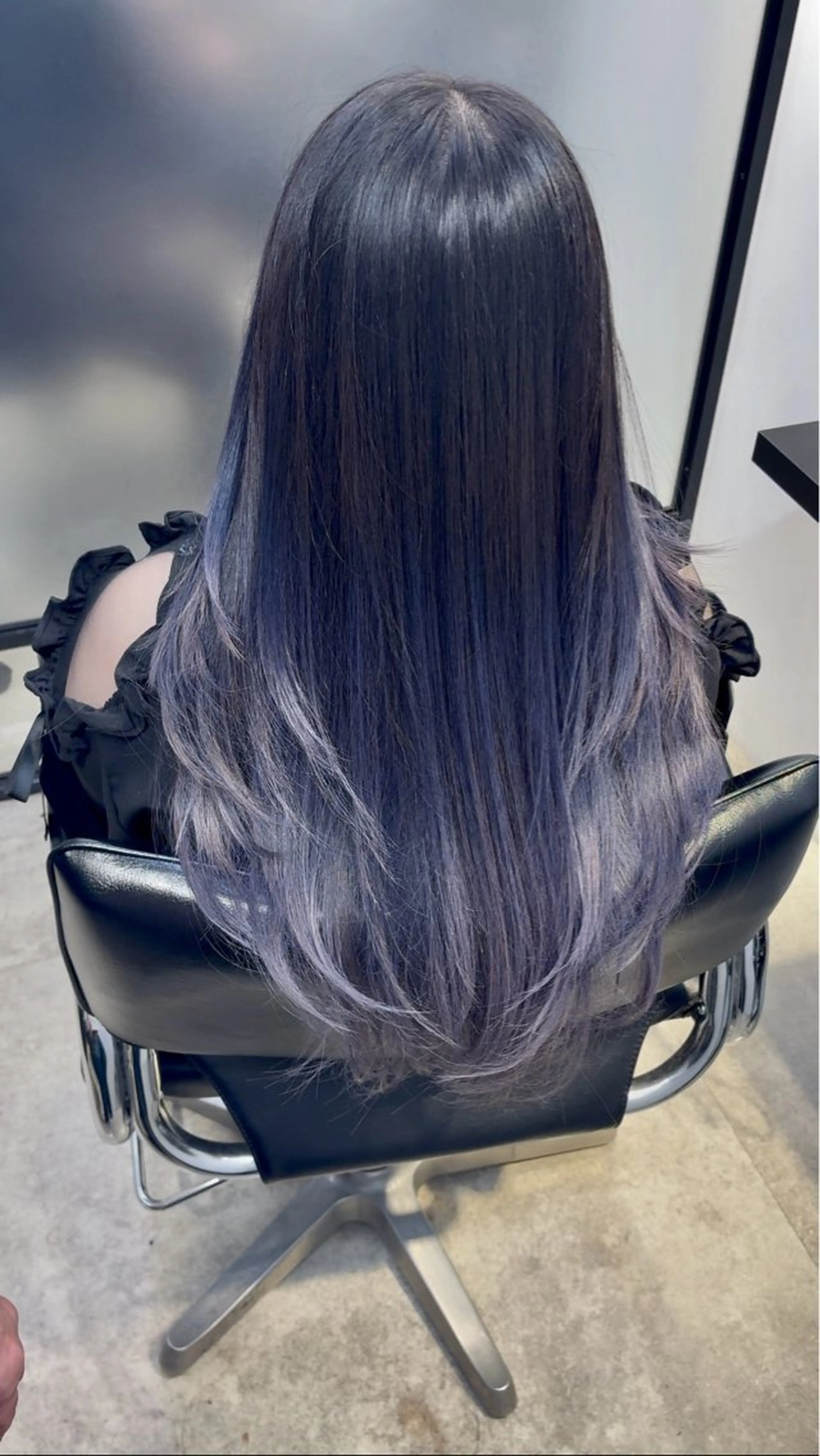 ロング カラー ヘアカラー 及川シゲル 髪質改善講師のヘアスタイル