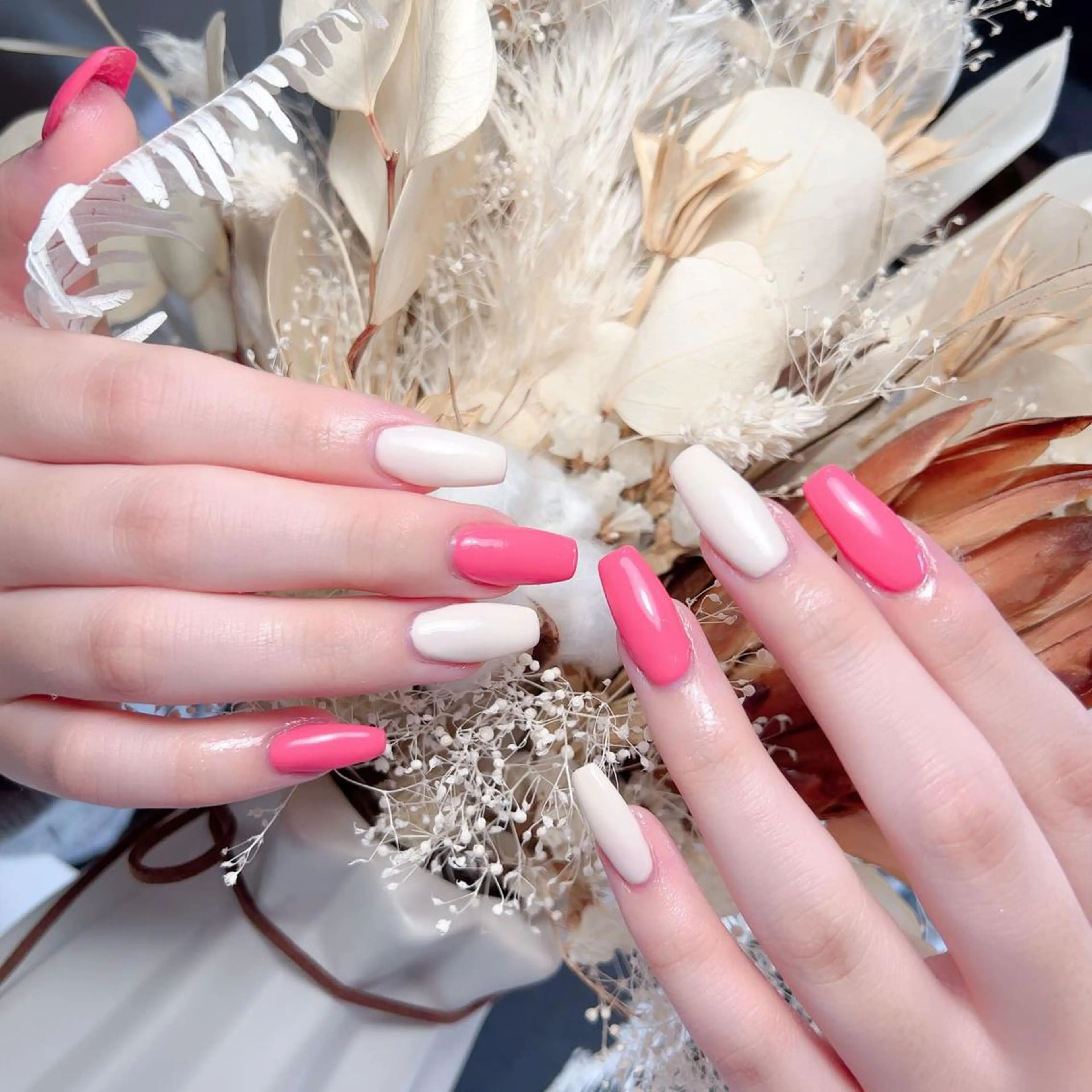 ネイル ハンドネイル M🌷nail 長さだし専門店のネイルデザイン