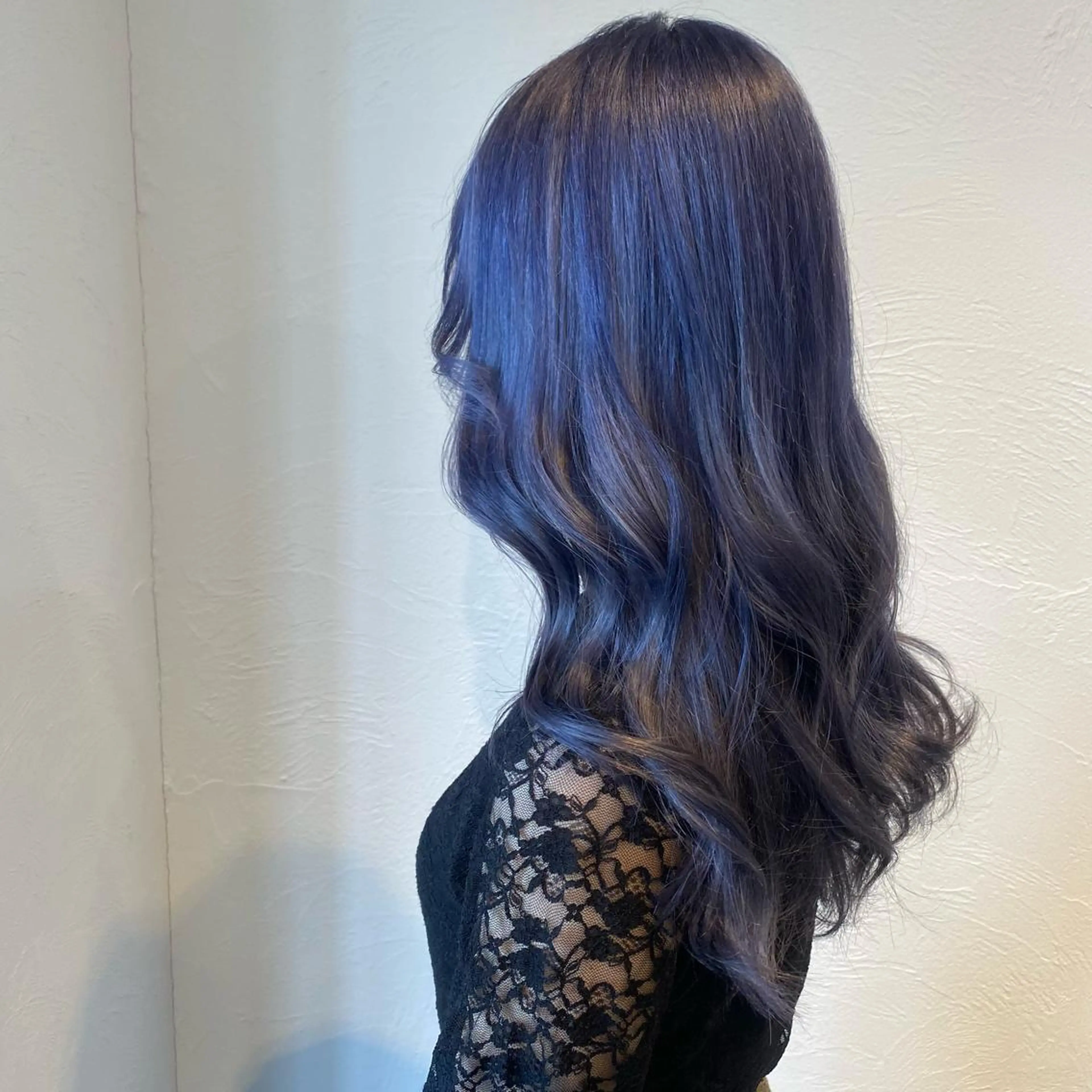 ロング カラー バイオレットカラー La fith hair Glanz 桂店所属・内藤 夏樹のヘアスタイル