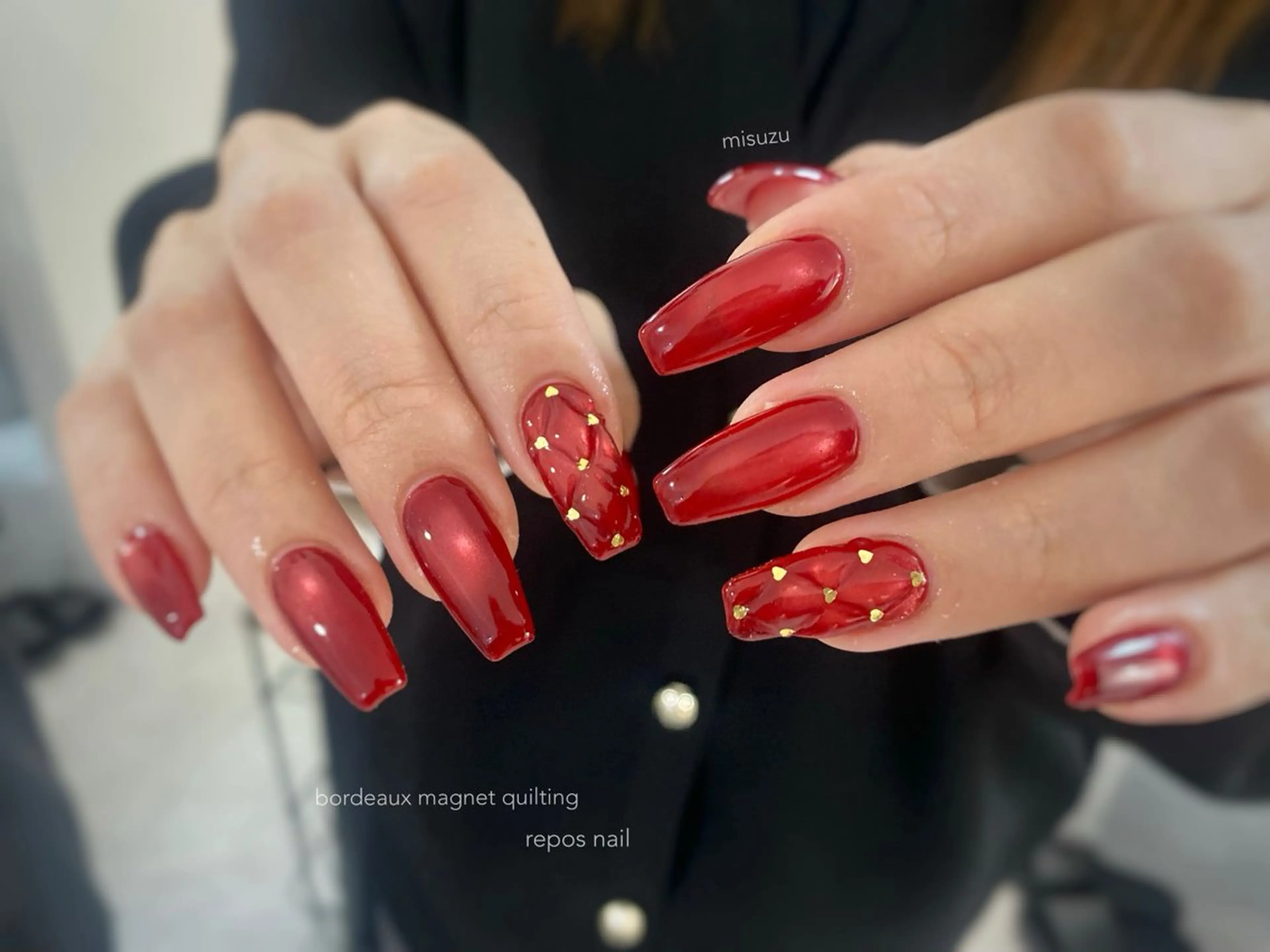 ネイル マグネットネイル ハンドネイル repos-ルポ-所属・repos-ルポ- misuzu🌿のネイルデザイン