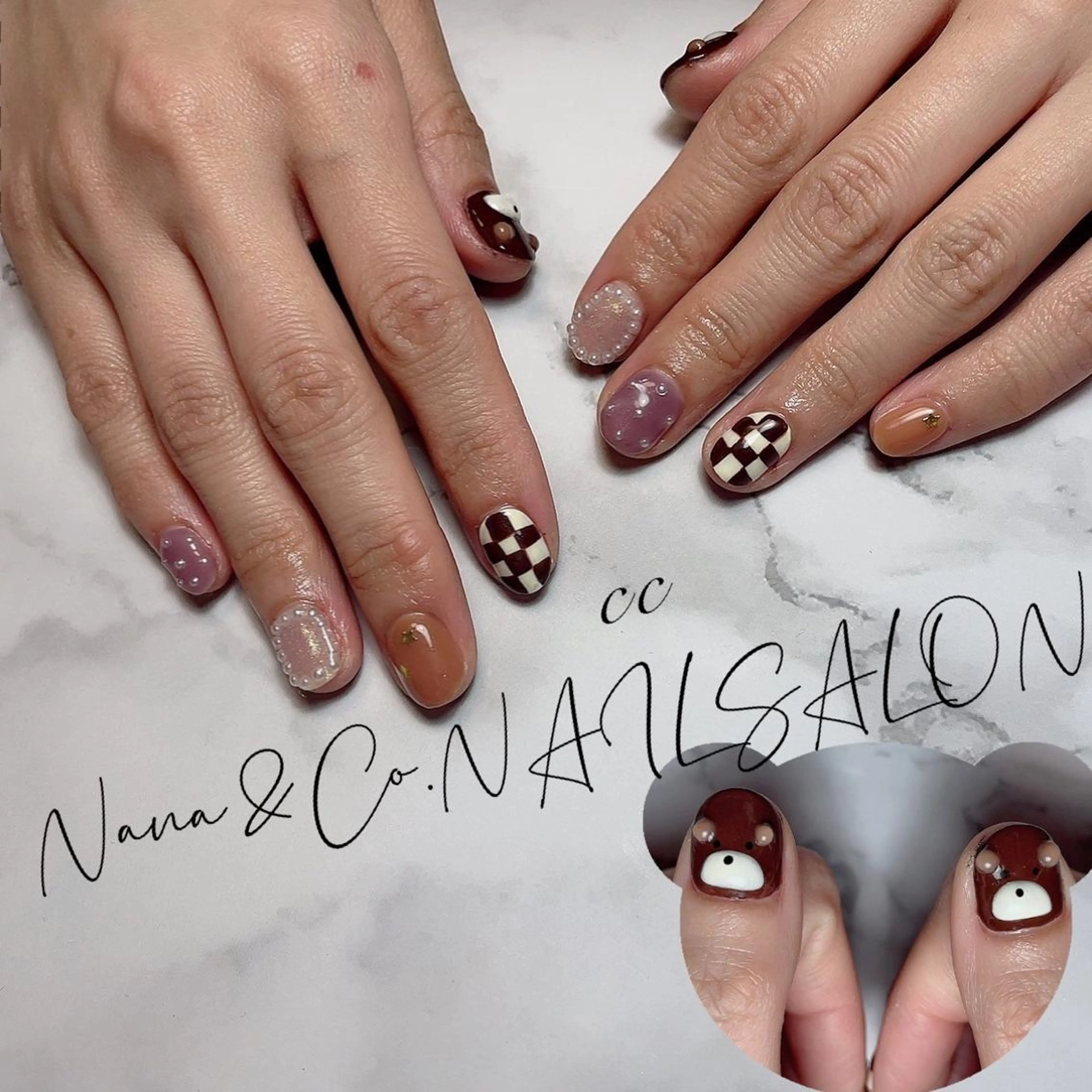 カラー ネイル 持ち込み C C🌼のネイルデザイン