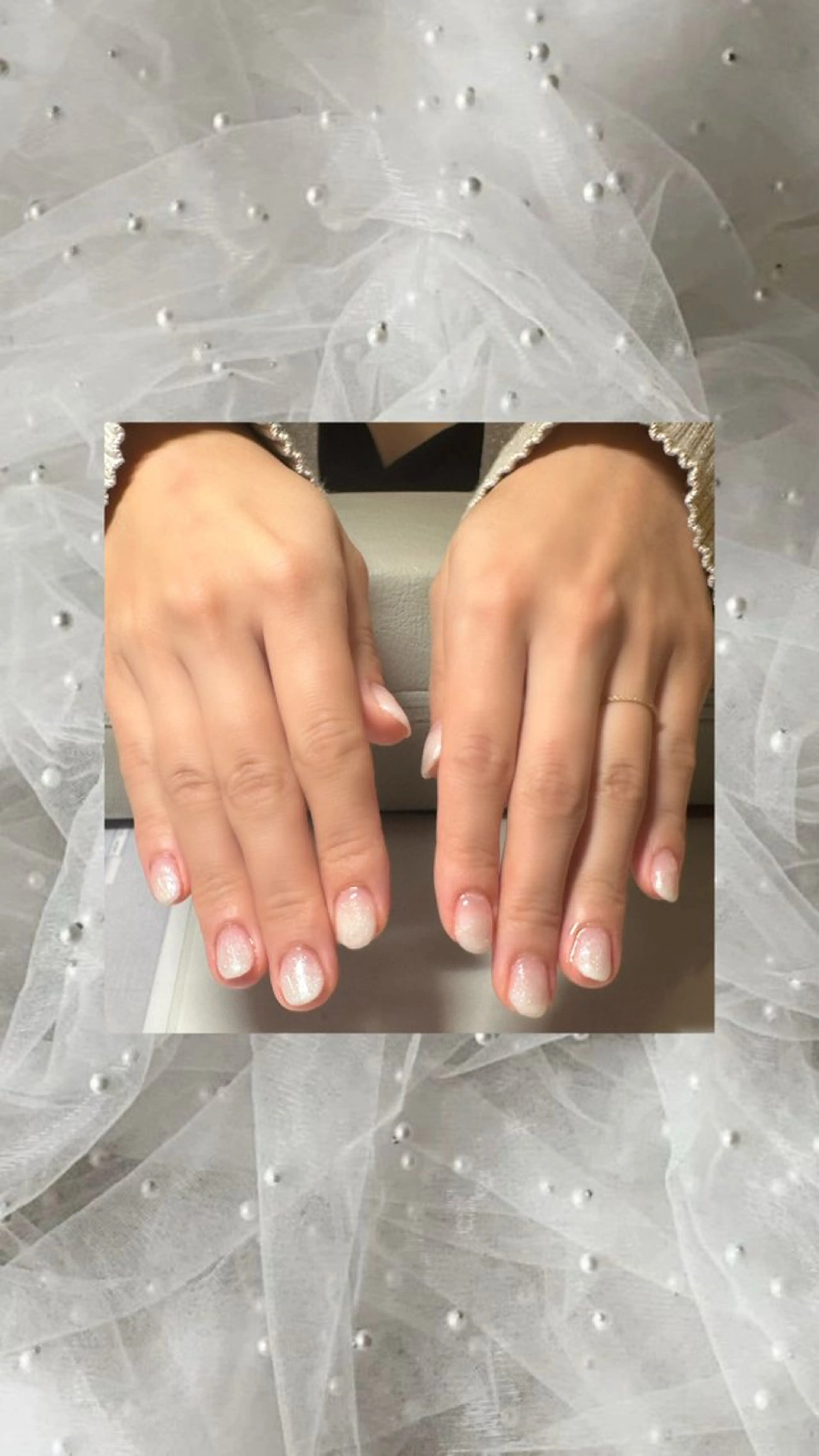 ネイル グラデーション ラメ(グリッター) 〖IEN〗Erika (エリカ)のネイルデザイン