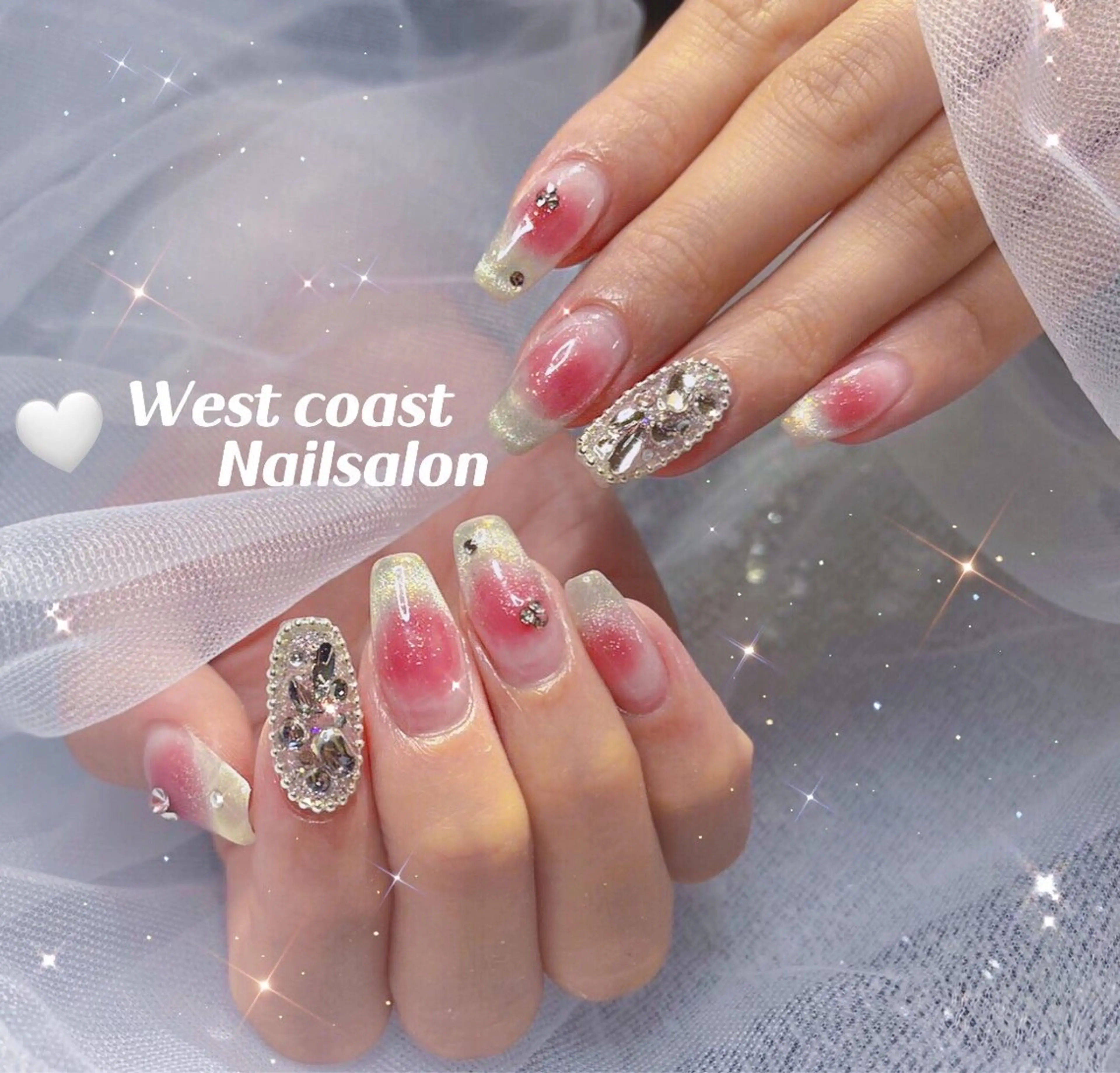 《Hand》オフなし✨チップ長さ出し10本+120分フリーデザイン(持ち込みデザインok)の写真