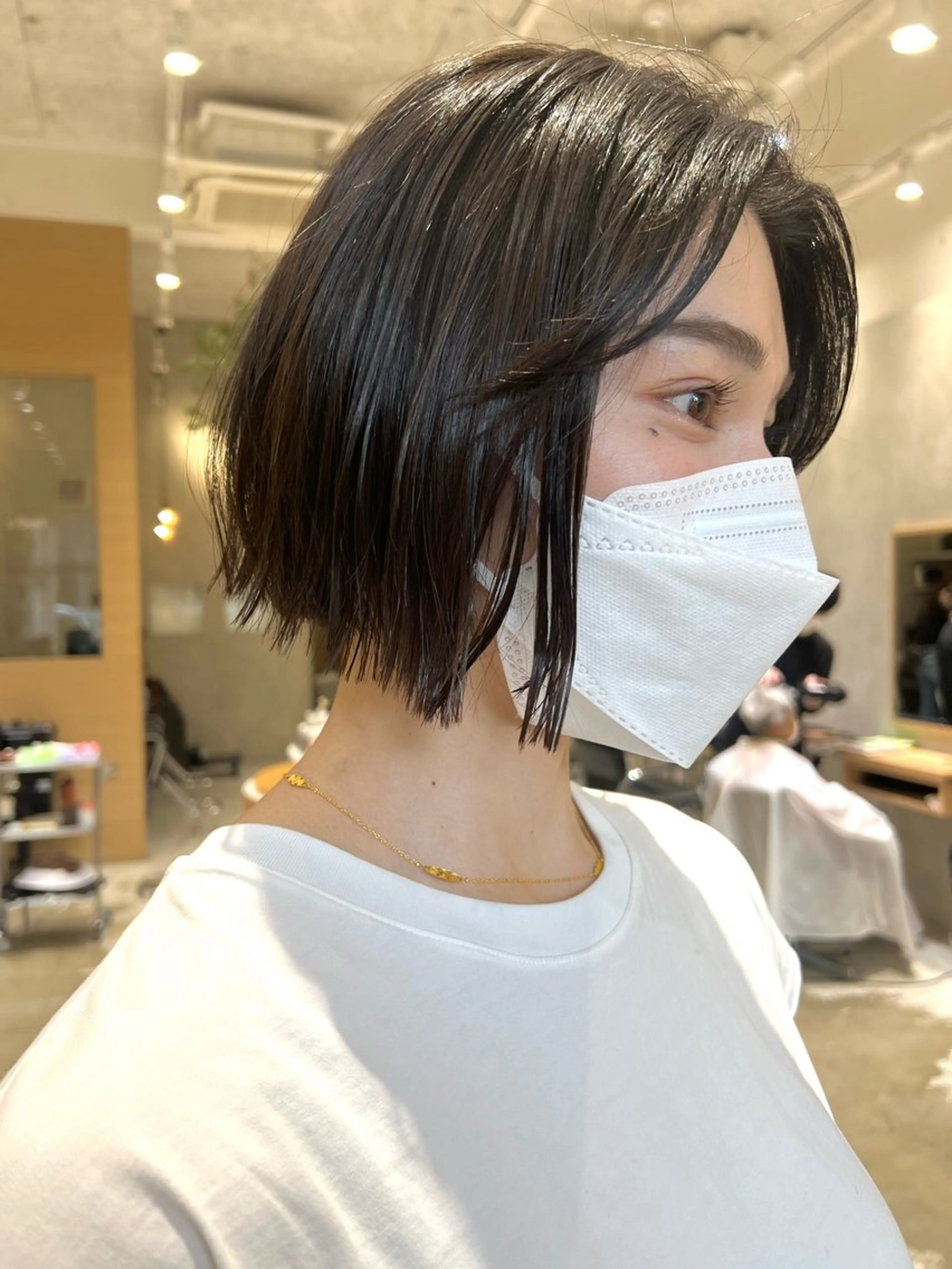 ミディアム カラー カット ヘアカラー トリートメント manami (sibell)のヘアスタイル