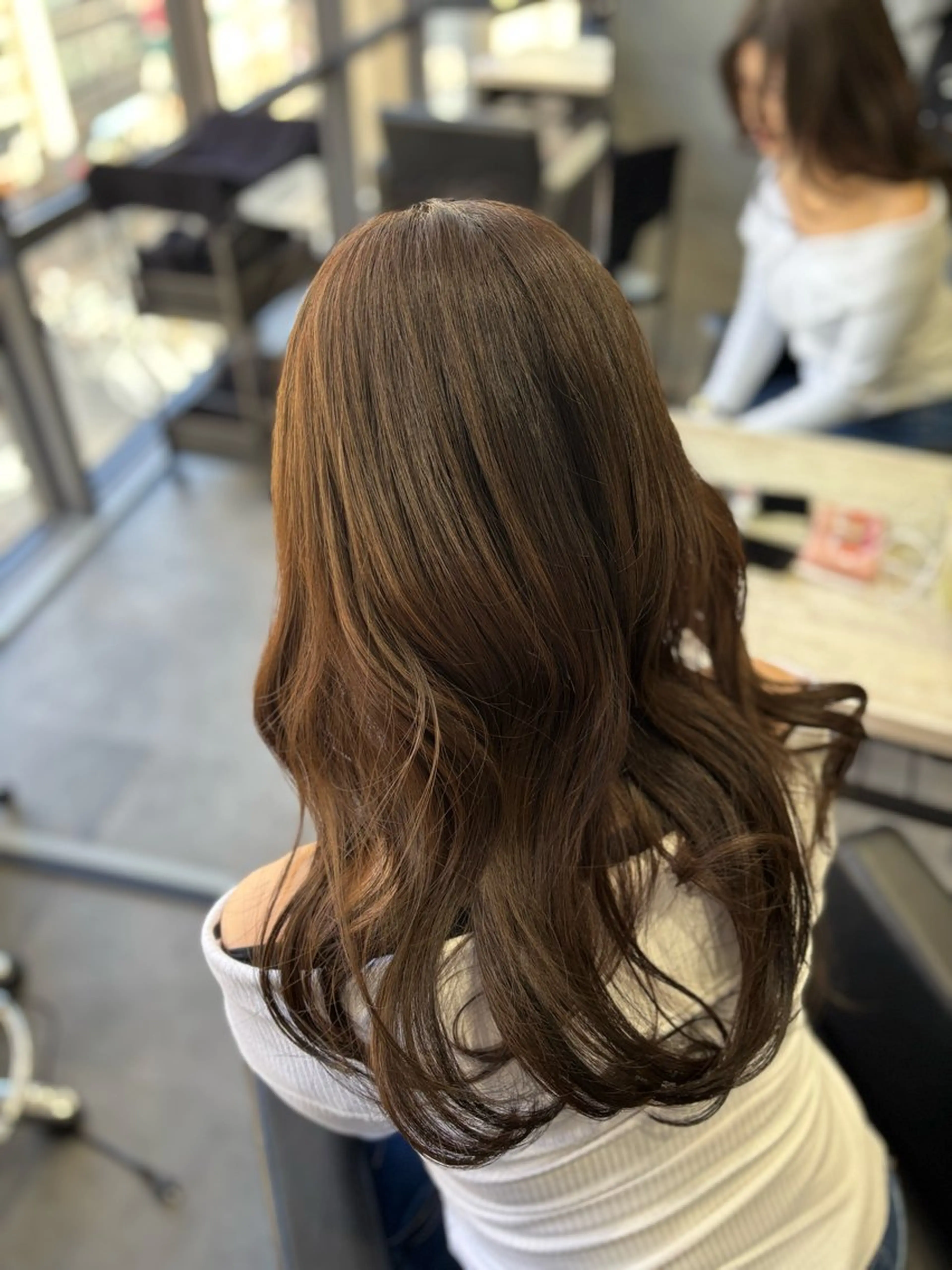 セミロング カラー カット ヘアカラー トリートメント 永井大樹✨ 透明感カラー✨のヘアスタイル