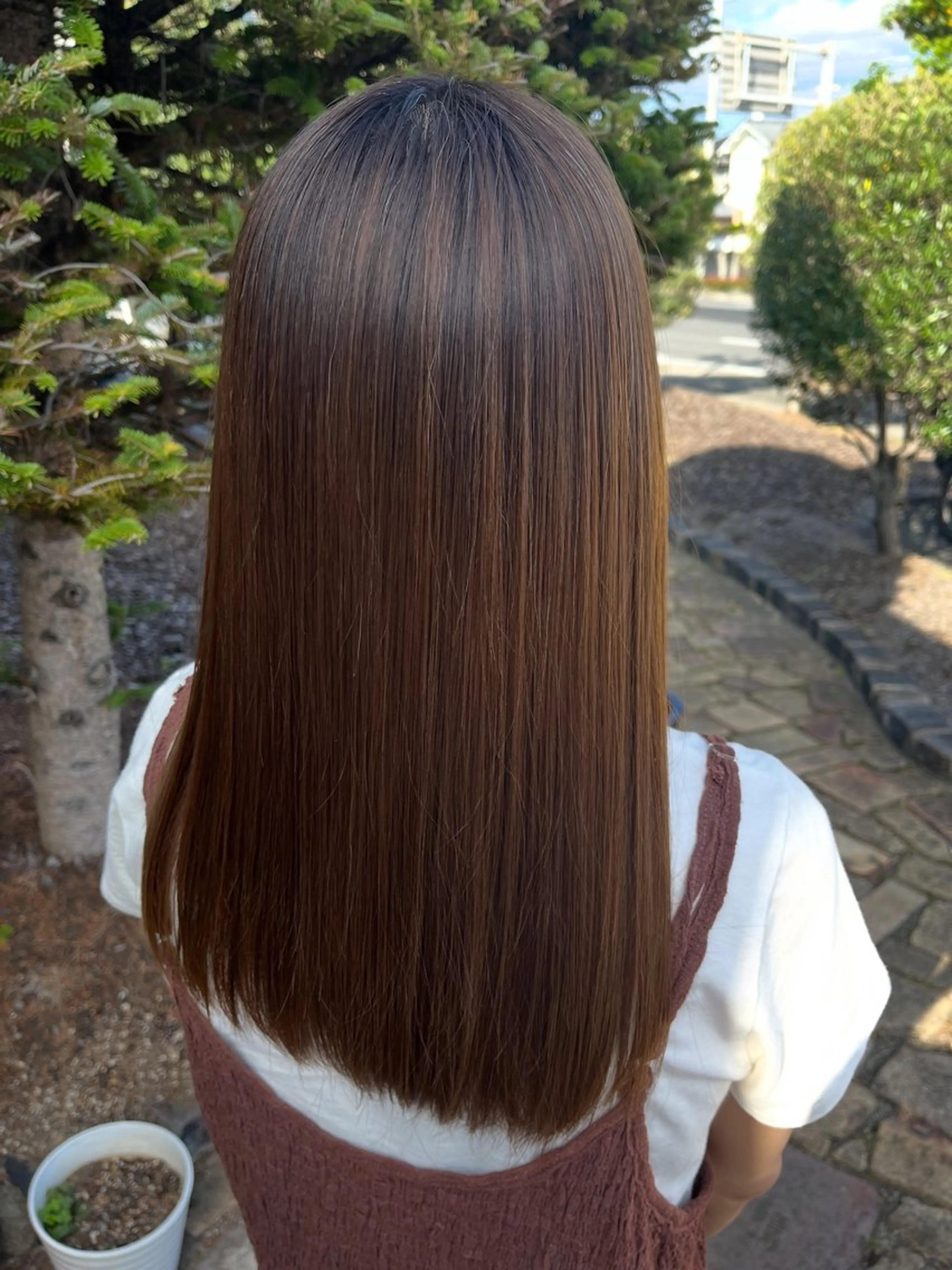 ロング 髪質改善 縮毛矯正 西田 早輝子🍊のヘアスタイル