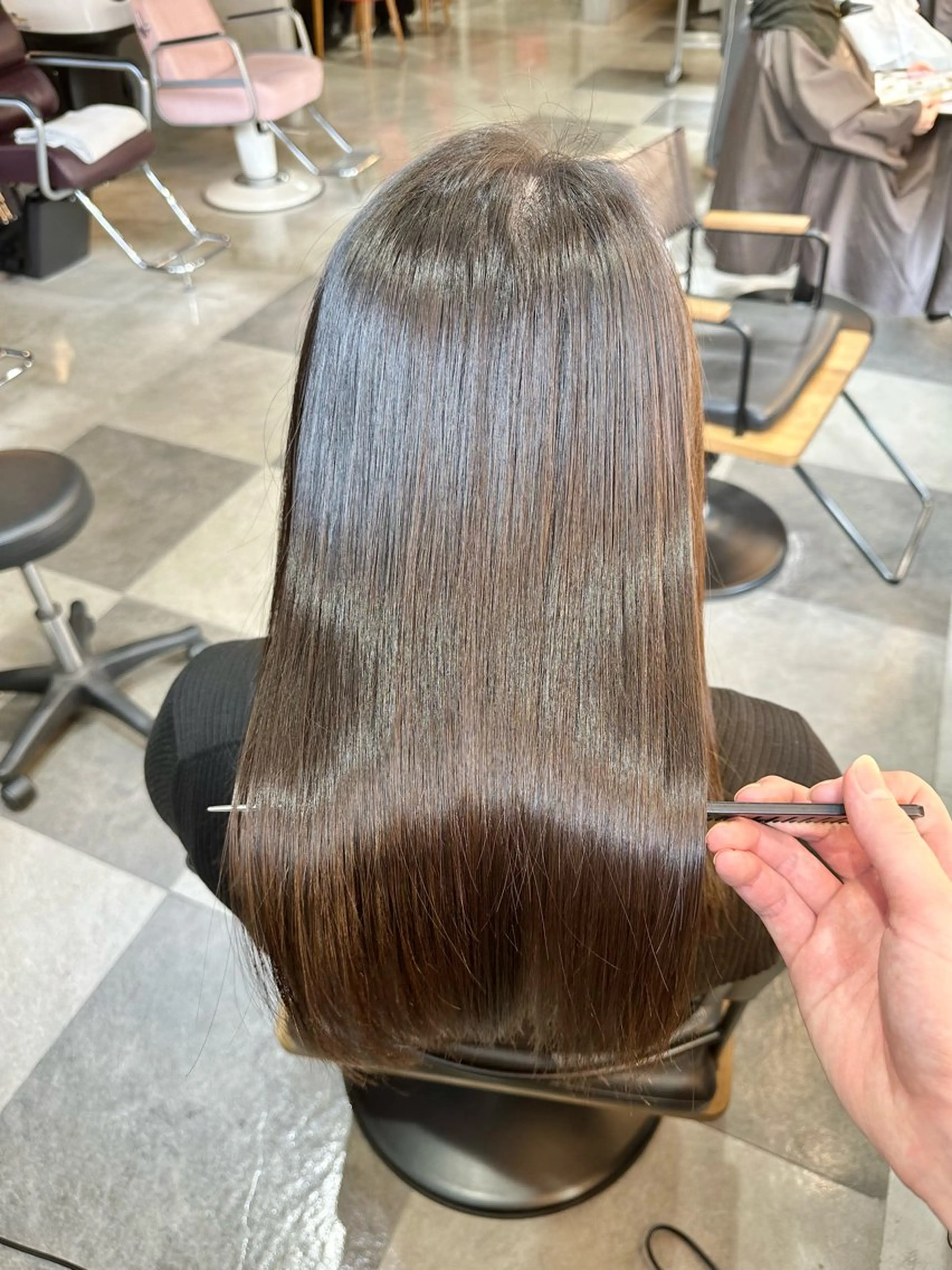 ロング 髪質改善|縮毛矯正 ◎店長◎Keitaのヘアスタイル