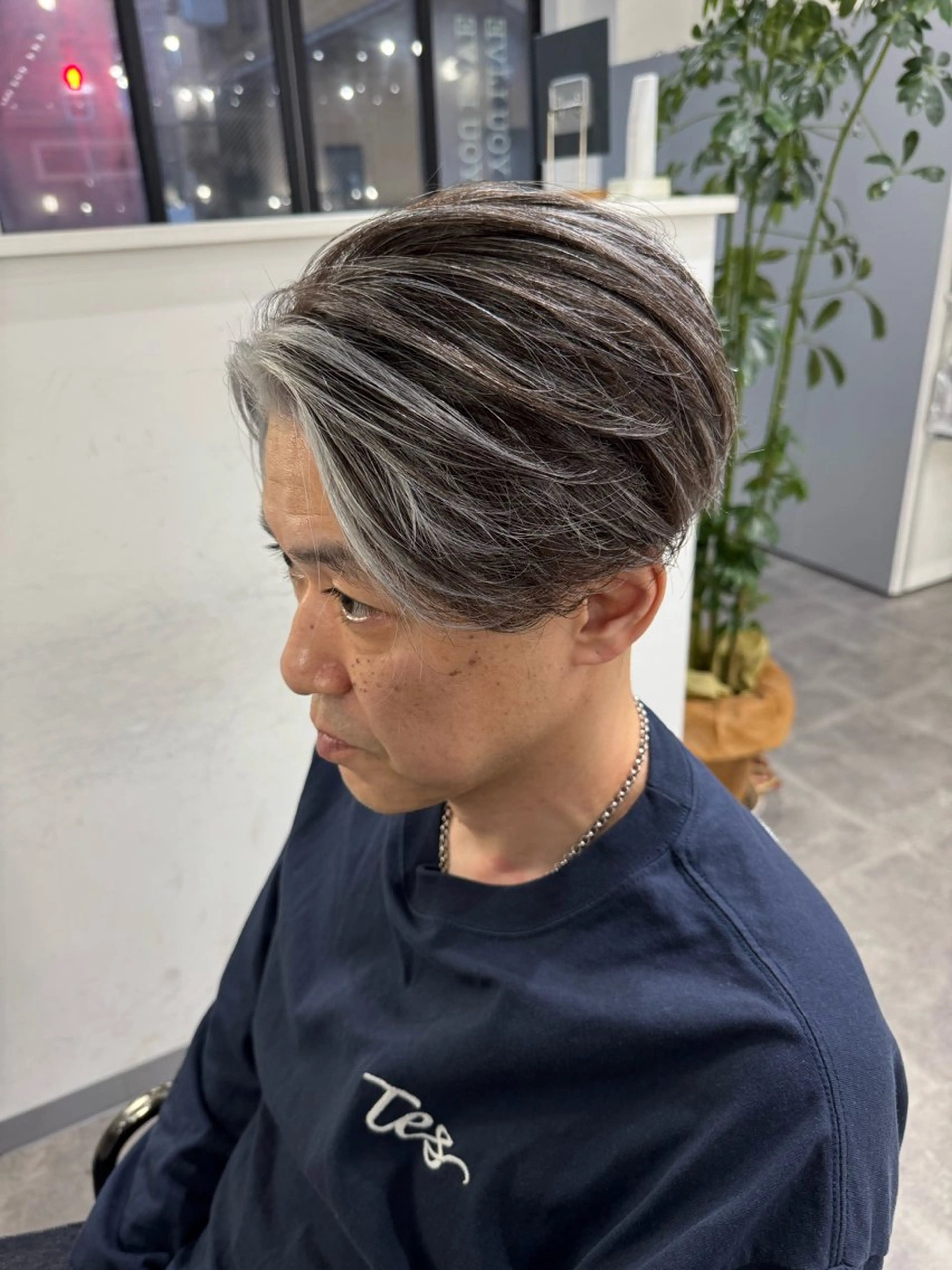 カラー メンズ カット ヘアカラー ダメージレスブリーチ /艶髪/横須賀智也のヘアスタイル