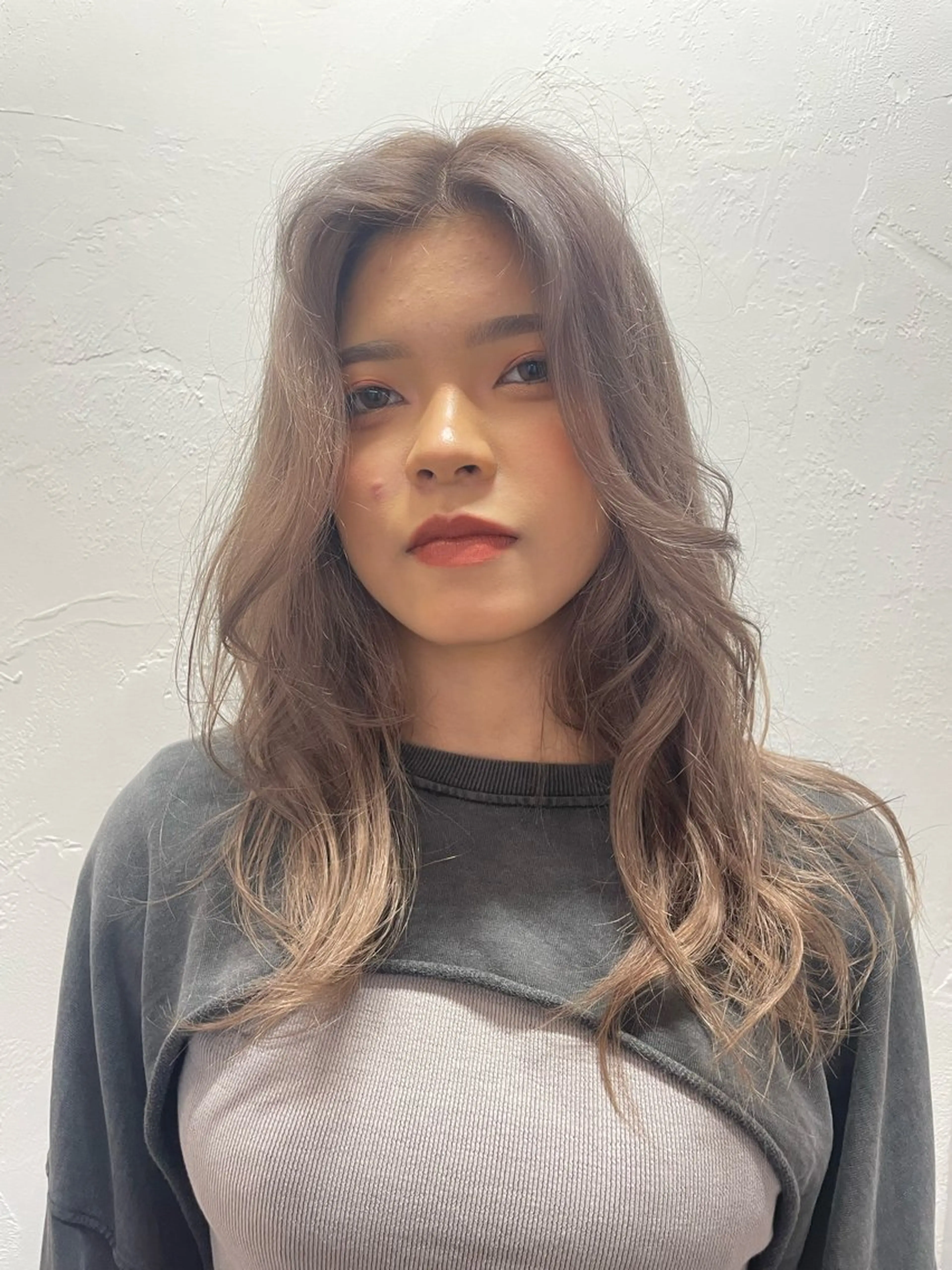 ロング カラー ヘアカラー トリートメント ケアパーマ/ケアブリ ーチdaisukeのヘアスタイル