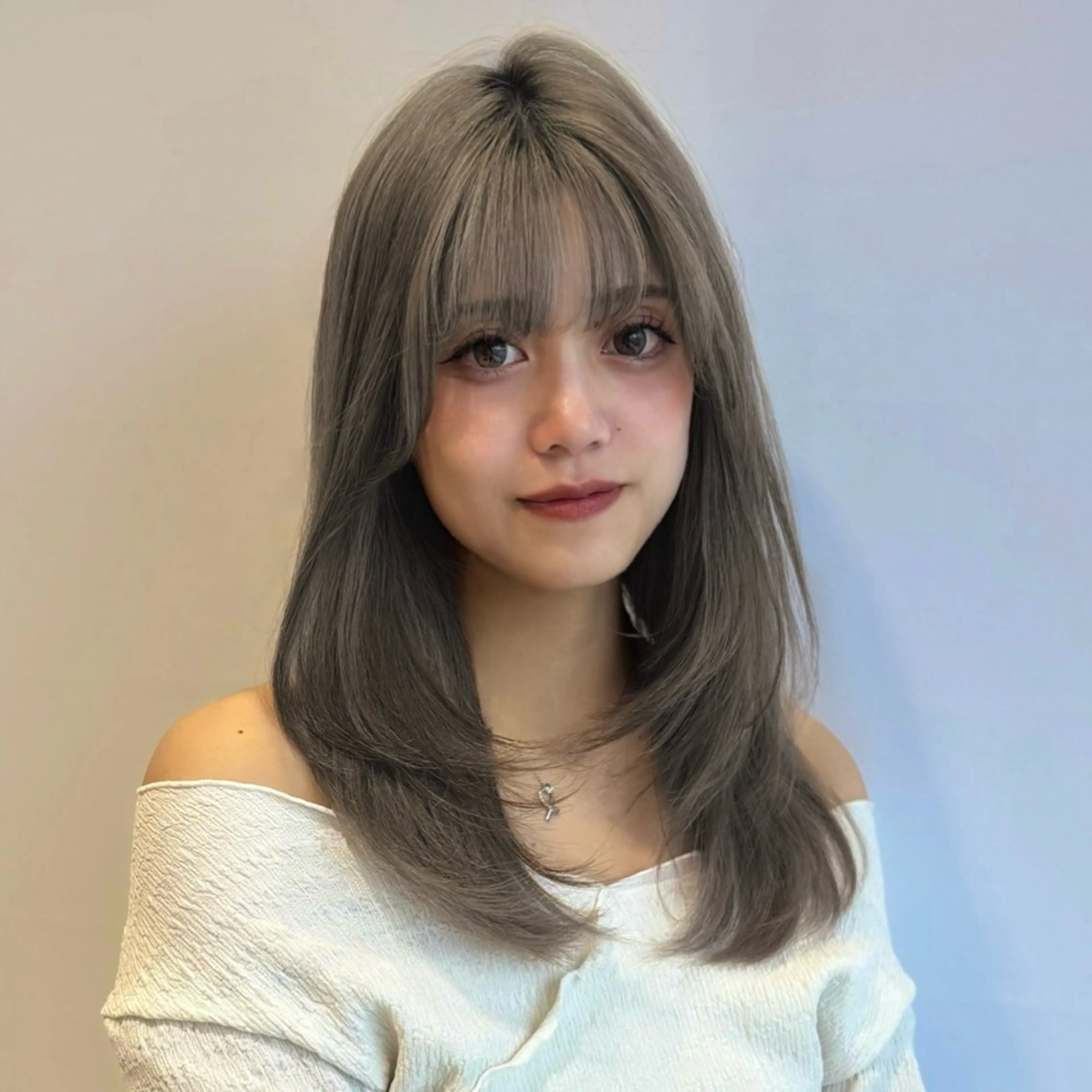 ロング カラー カット ヘアカラー トリートメント 透明感カラー/ くびれヘア/ユウユのヘアスタイル