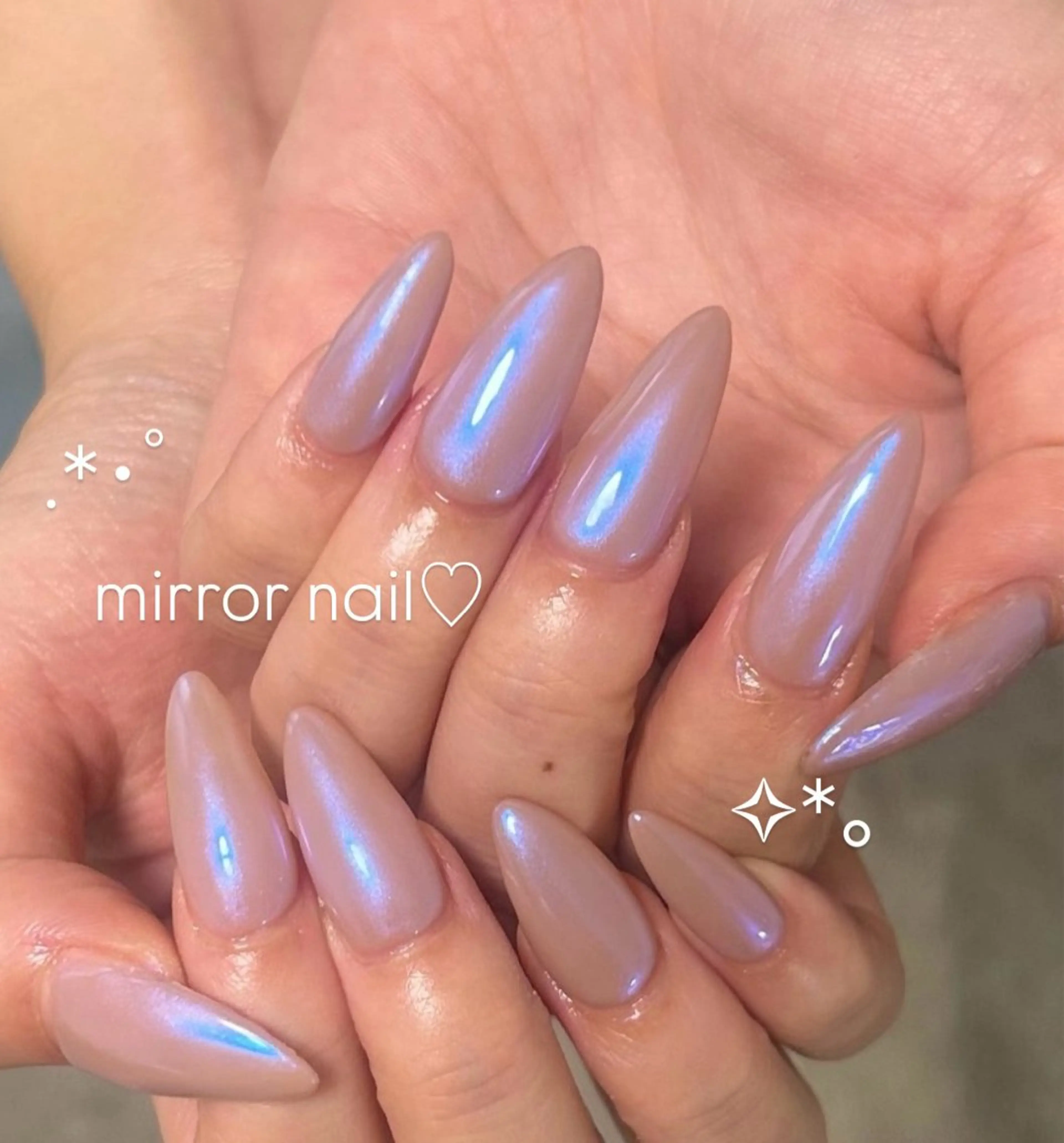 💗🫧ミラーネイル🫧💗の写真