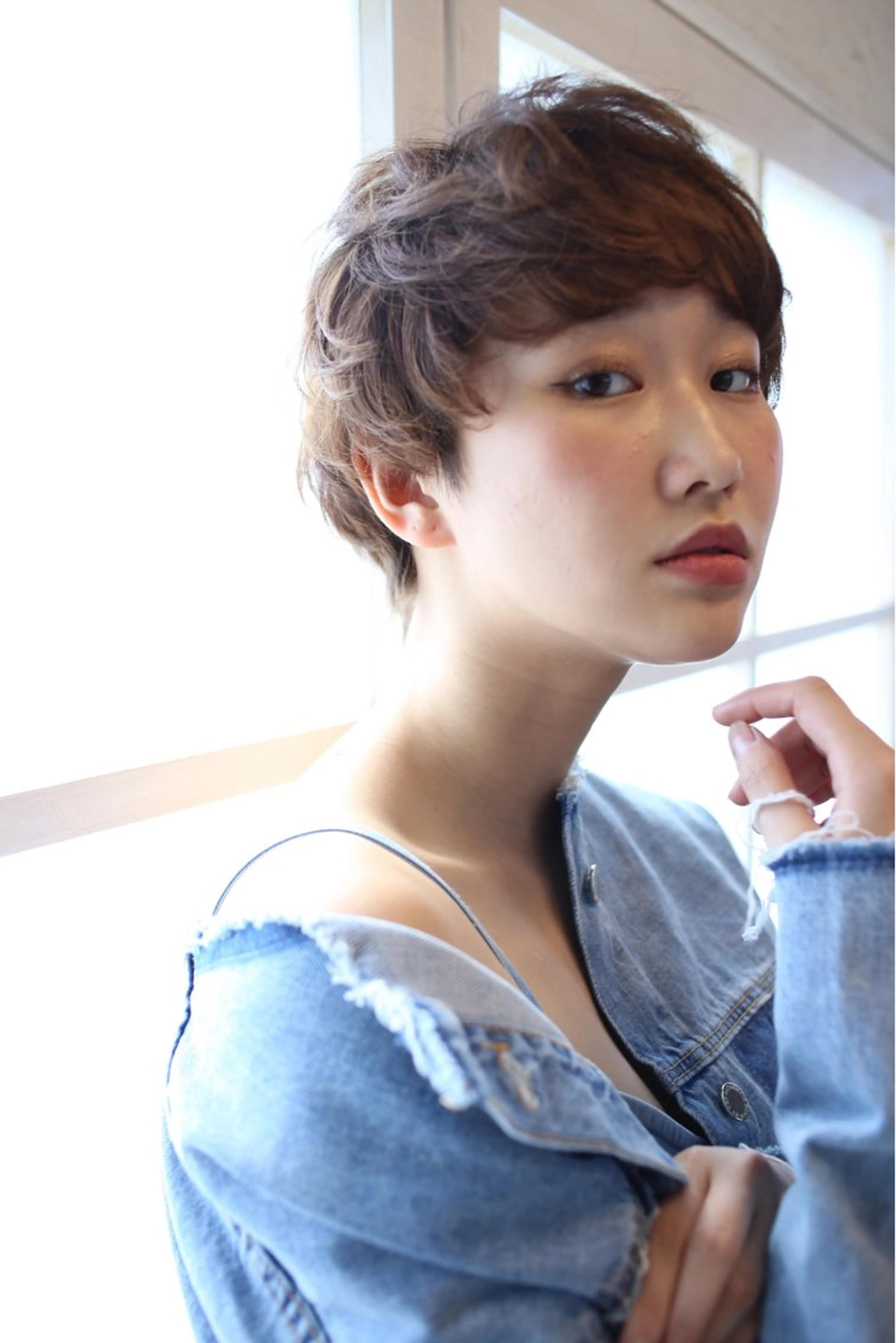 ショート 顔周りカット 伸ばしかけ 韓国風ヘア 似合わせカット ショートヘア ヘアカラー i'LL Hair Design所属・藤枝のカリスマ ✂︎みしまたかしのヘアスタイル