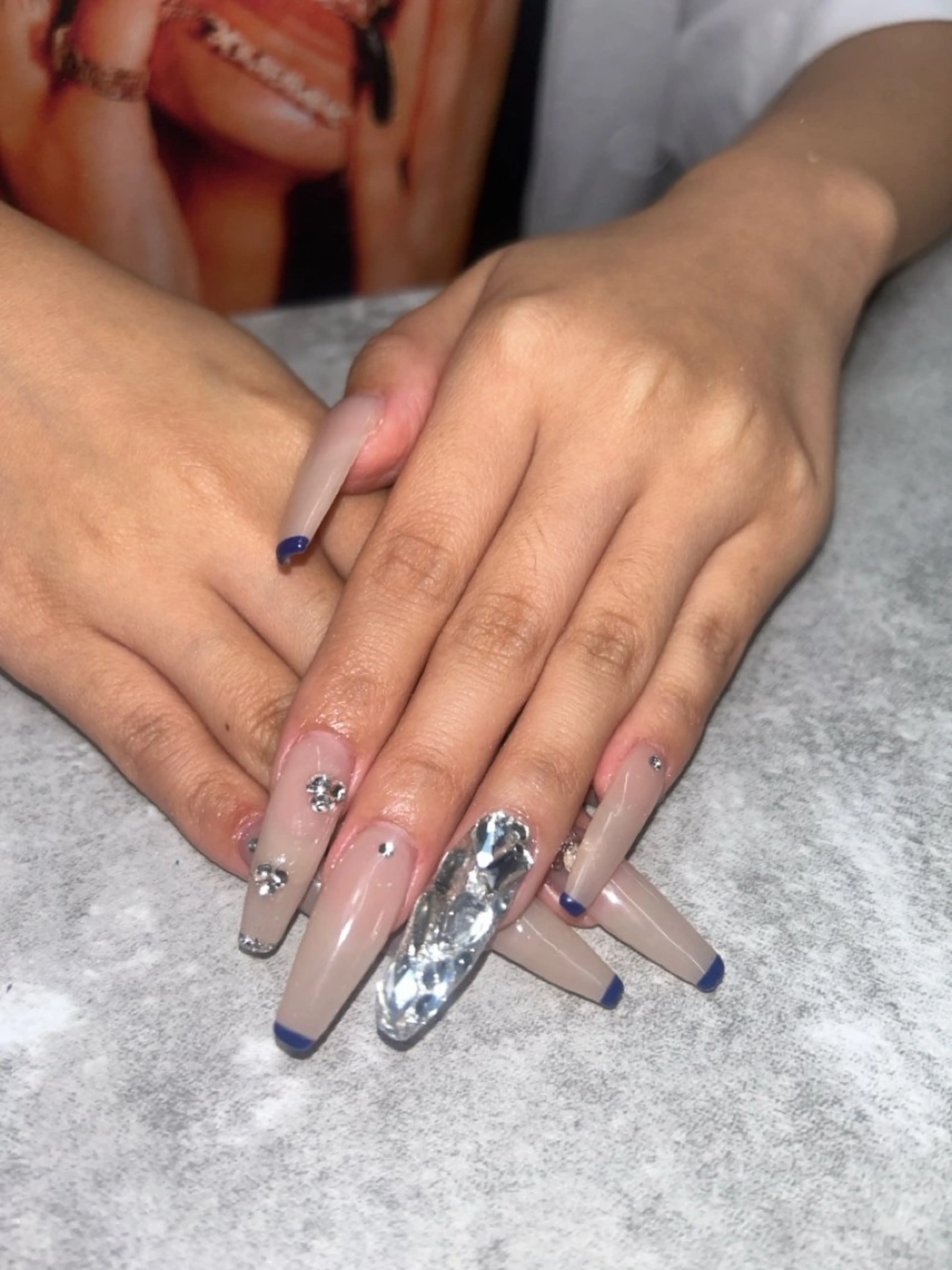 ネイル フレンチネイル グラデーション ワンカラーネイル Naru Kelinailのネイルデザイン