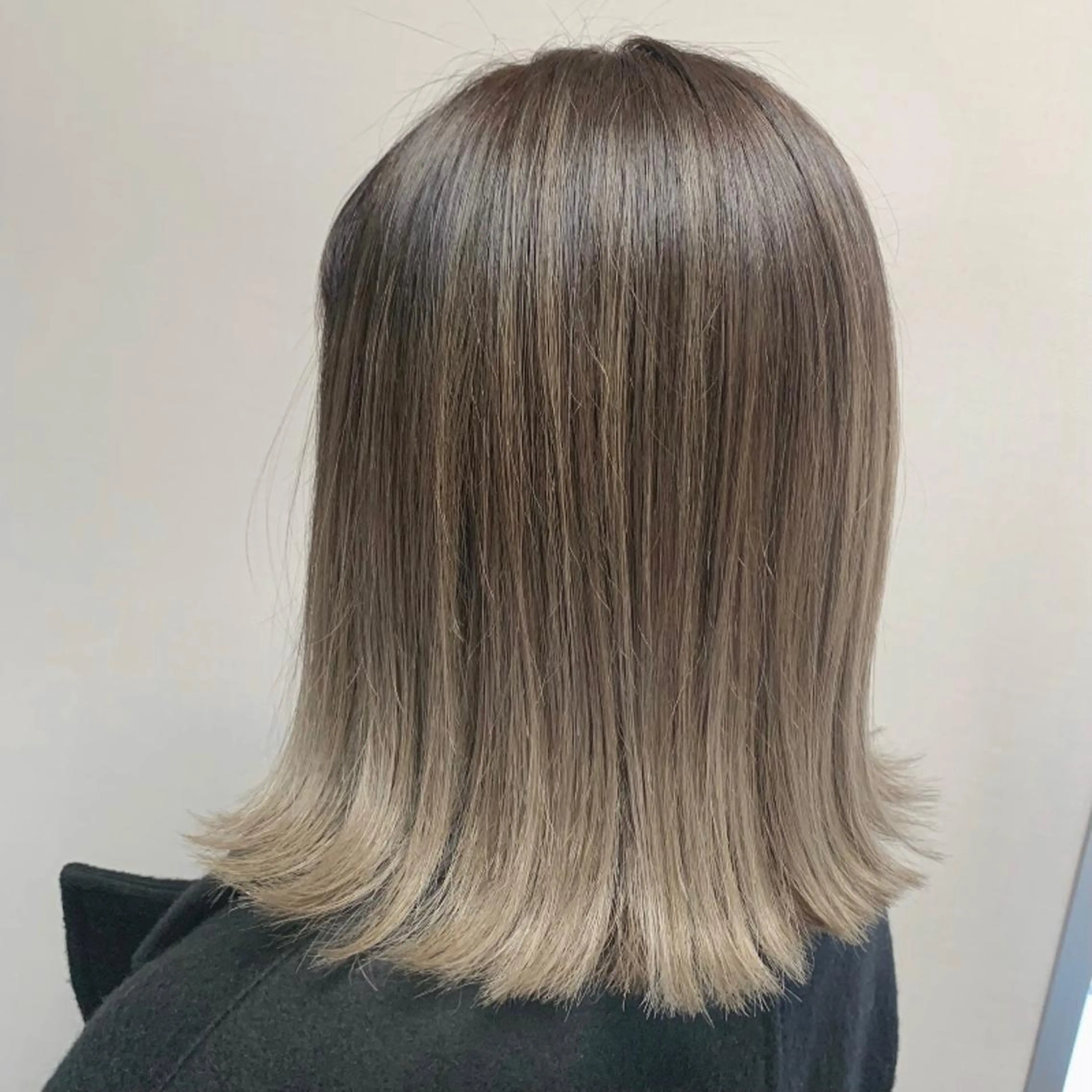 ミディアム ヘアアレンジ ハイライト ヘアカラー トリートメント 松井那津子 /ハイライトブリーチのヘアスタイル