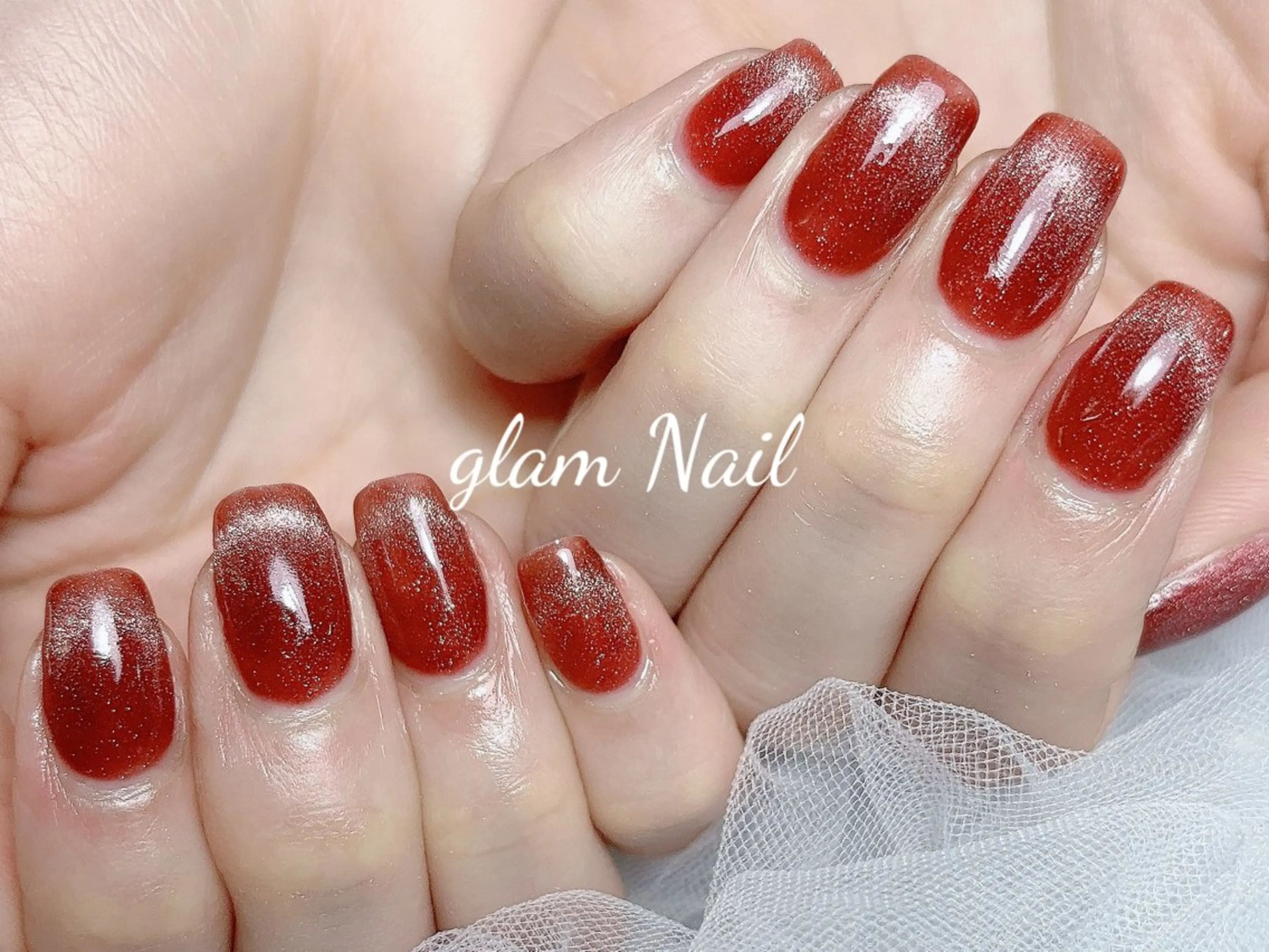 ネイル エツメ💅 長さだし🎀デザインのネイルデザイン