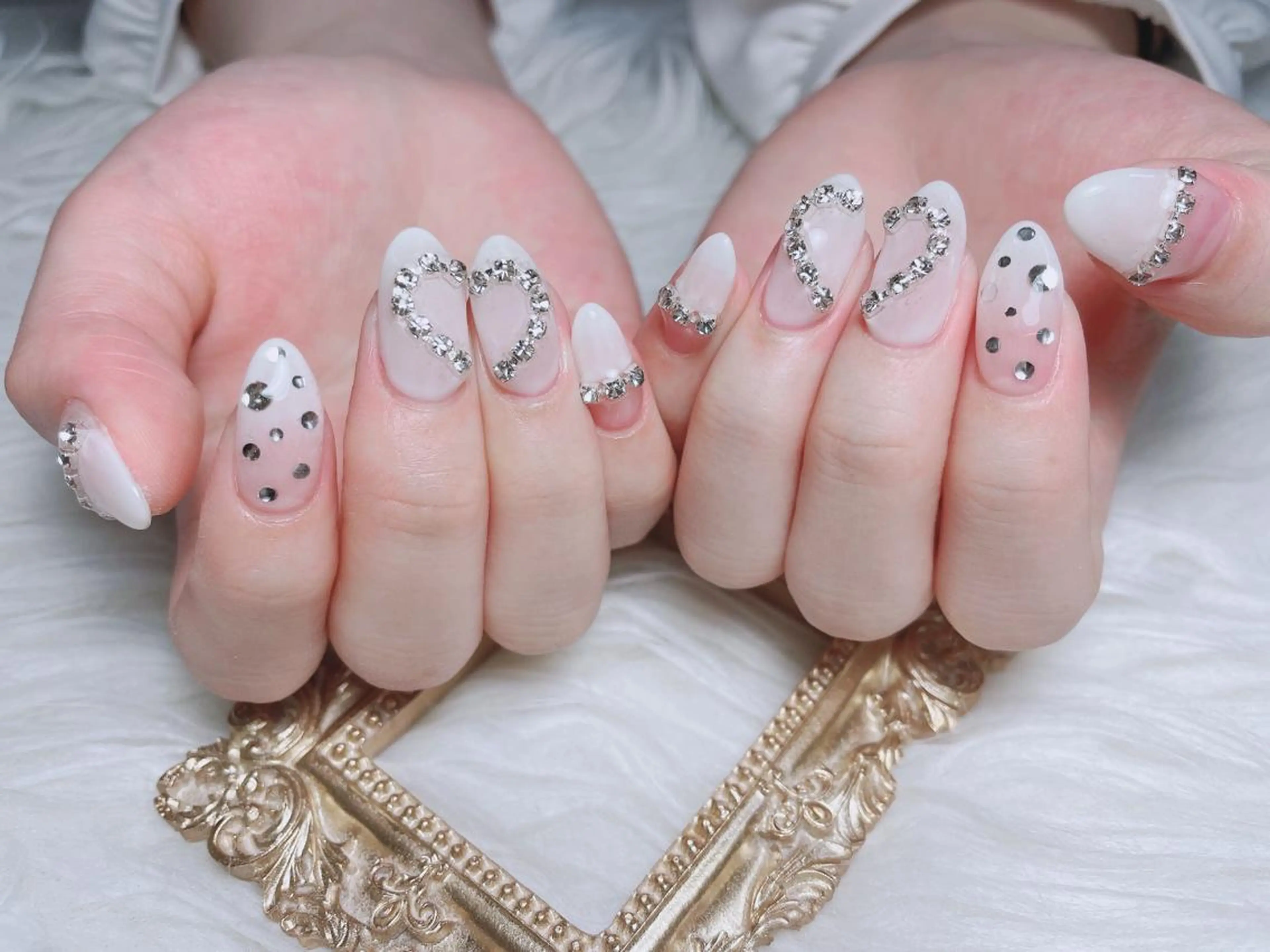 カラー ネイル MiKi Nai池袋 長さだし得意のネイルデザイン