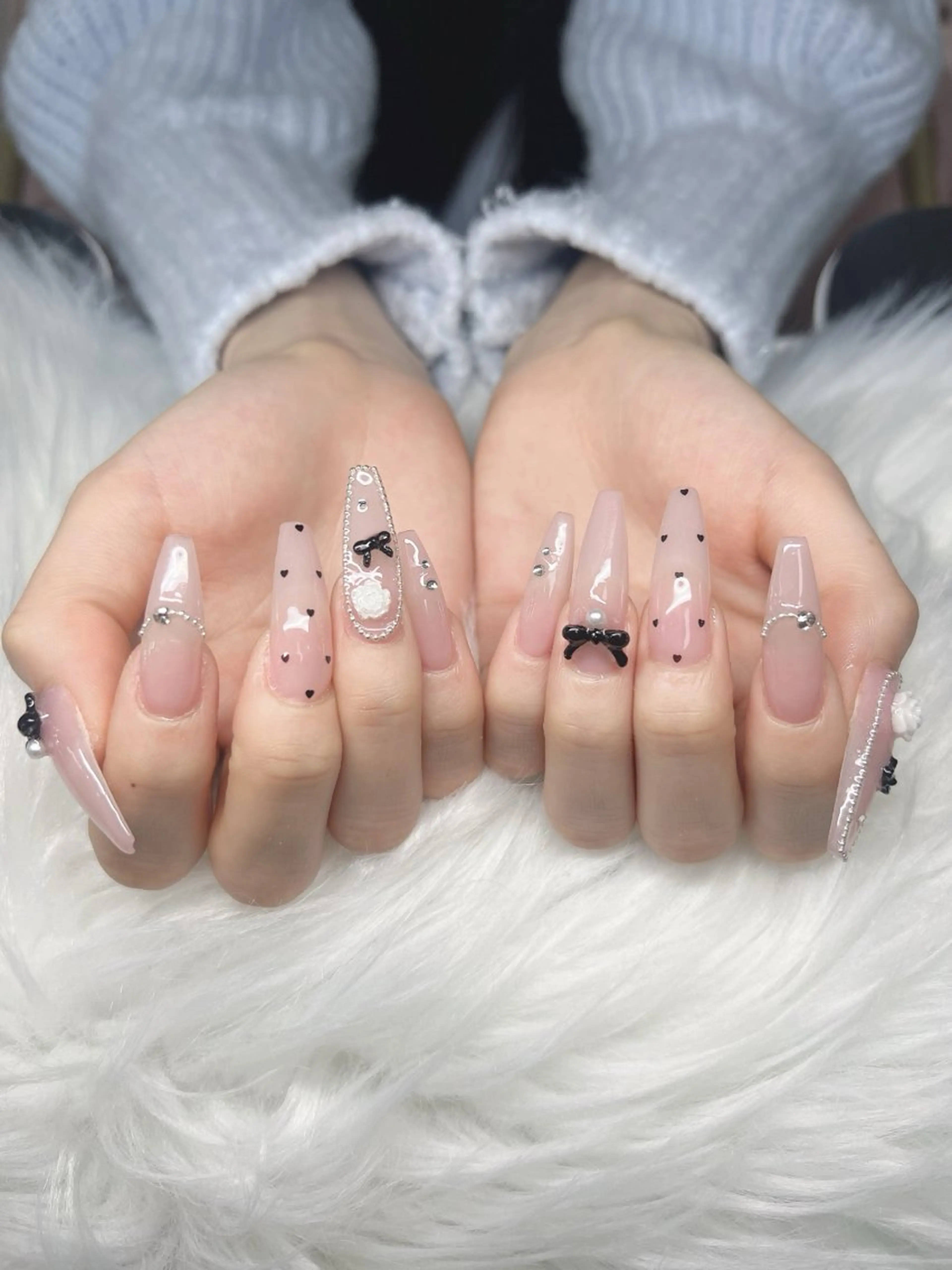 ネイル ハンドネイル Lee Nails チップ長さだし専門店のネイルデザイン