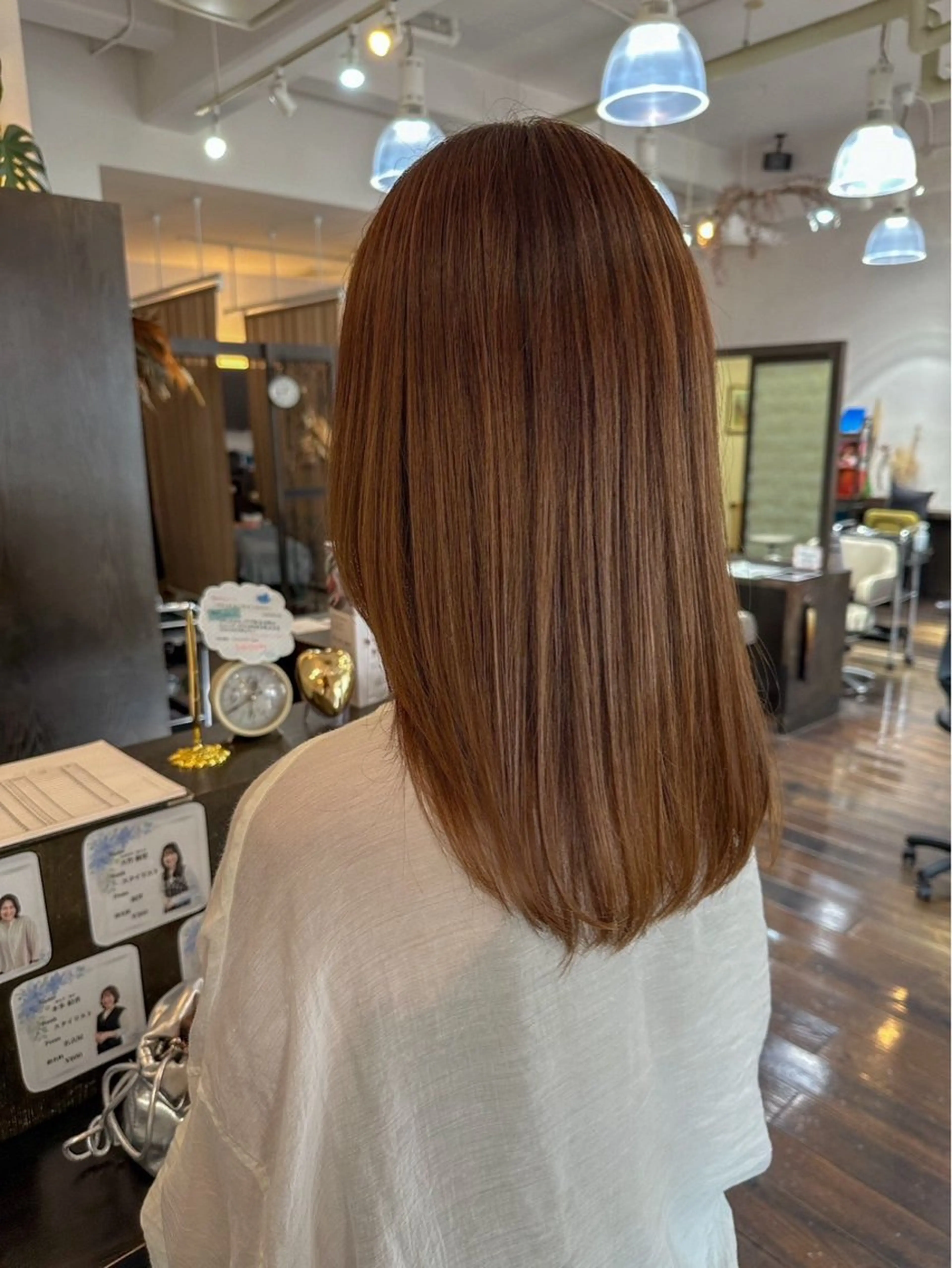 ロング 近藤 優羽のヘアスタイル