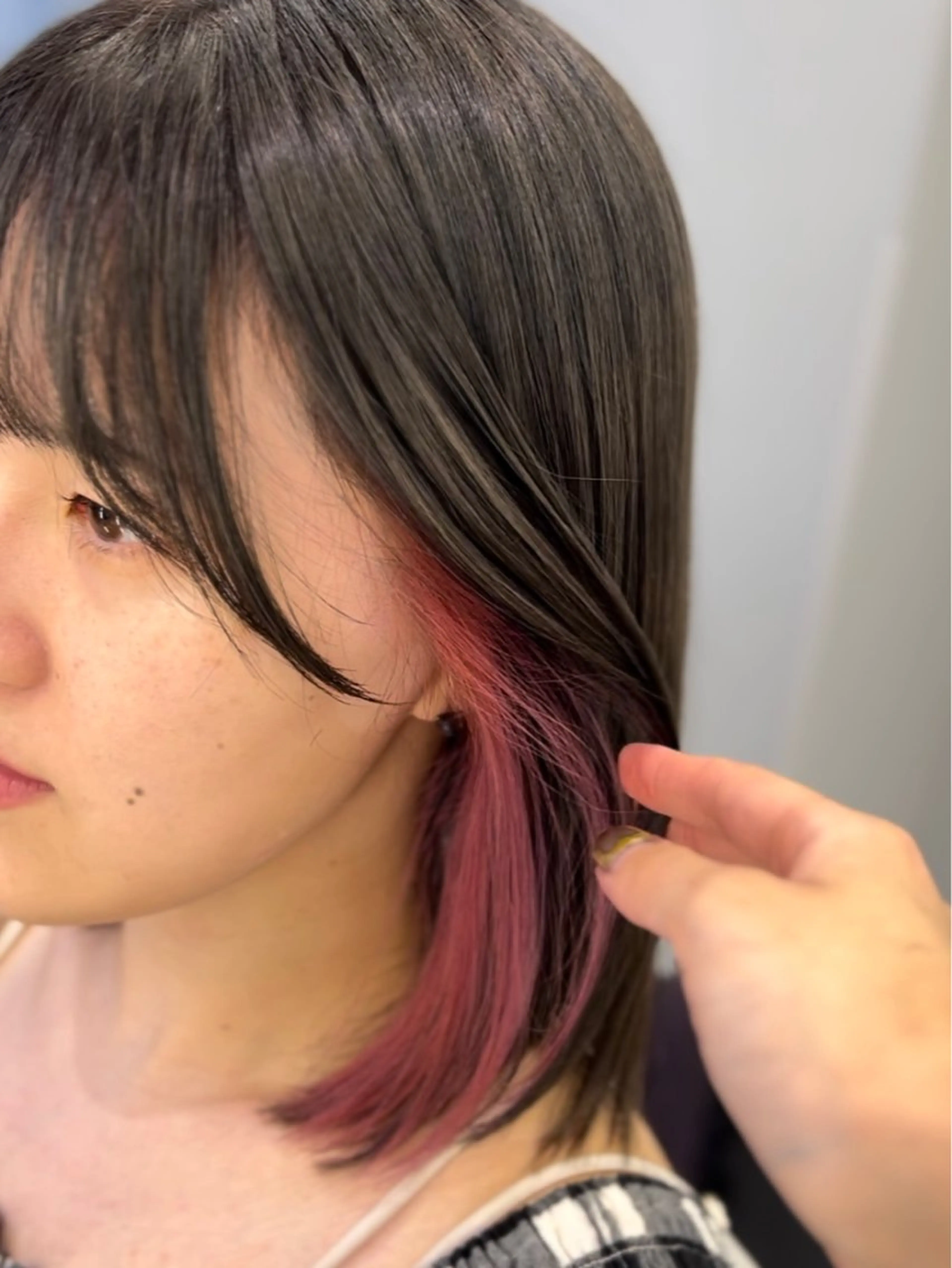 ミディアム カラー カット ヘアカラー トリートメント ヘッドスパ 最高級髪質改善🥇 小玉美菜のヘアスタイル