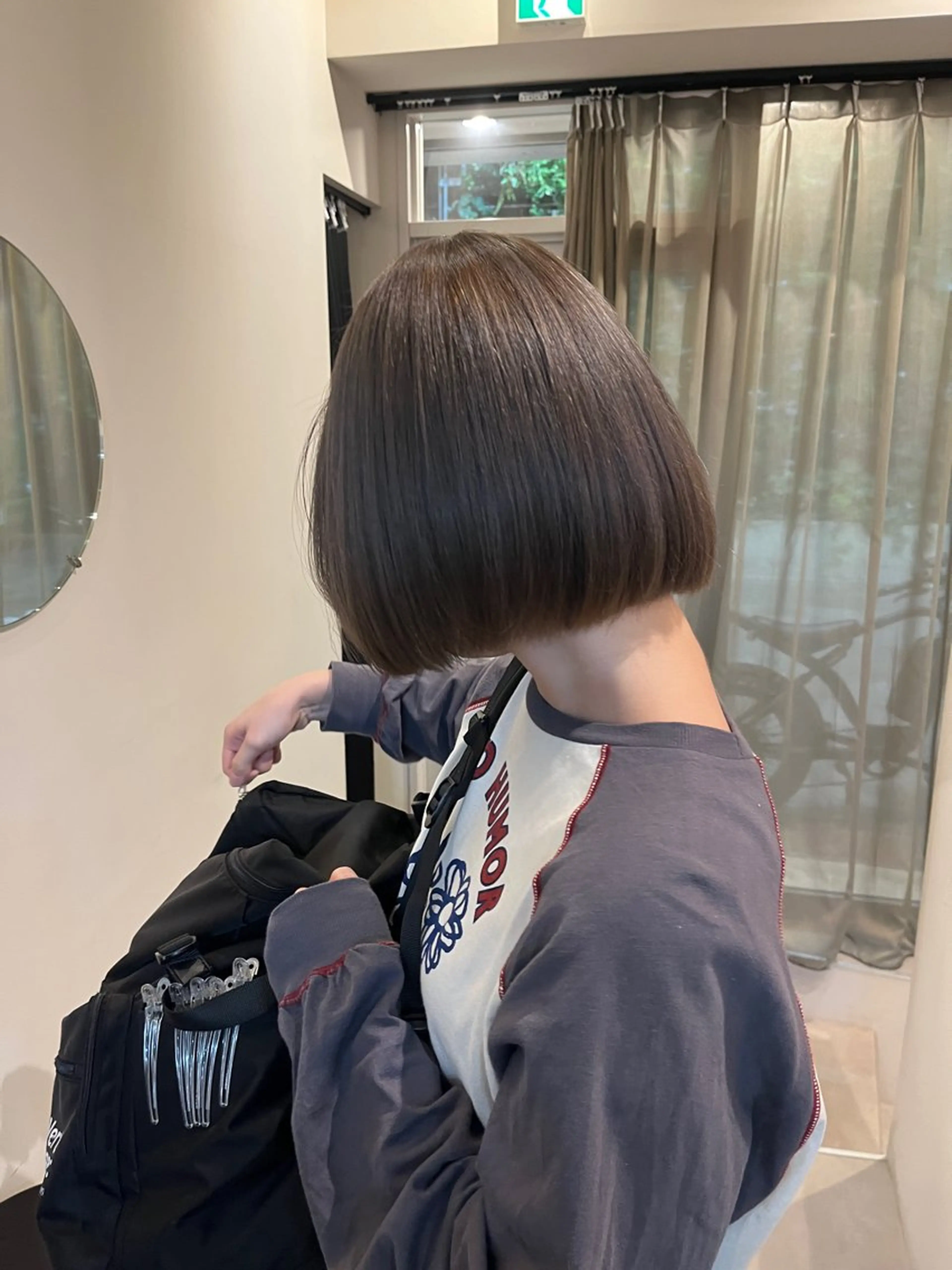 カラー 竹内 穂乃佳のヘアスタイル