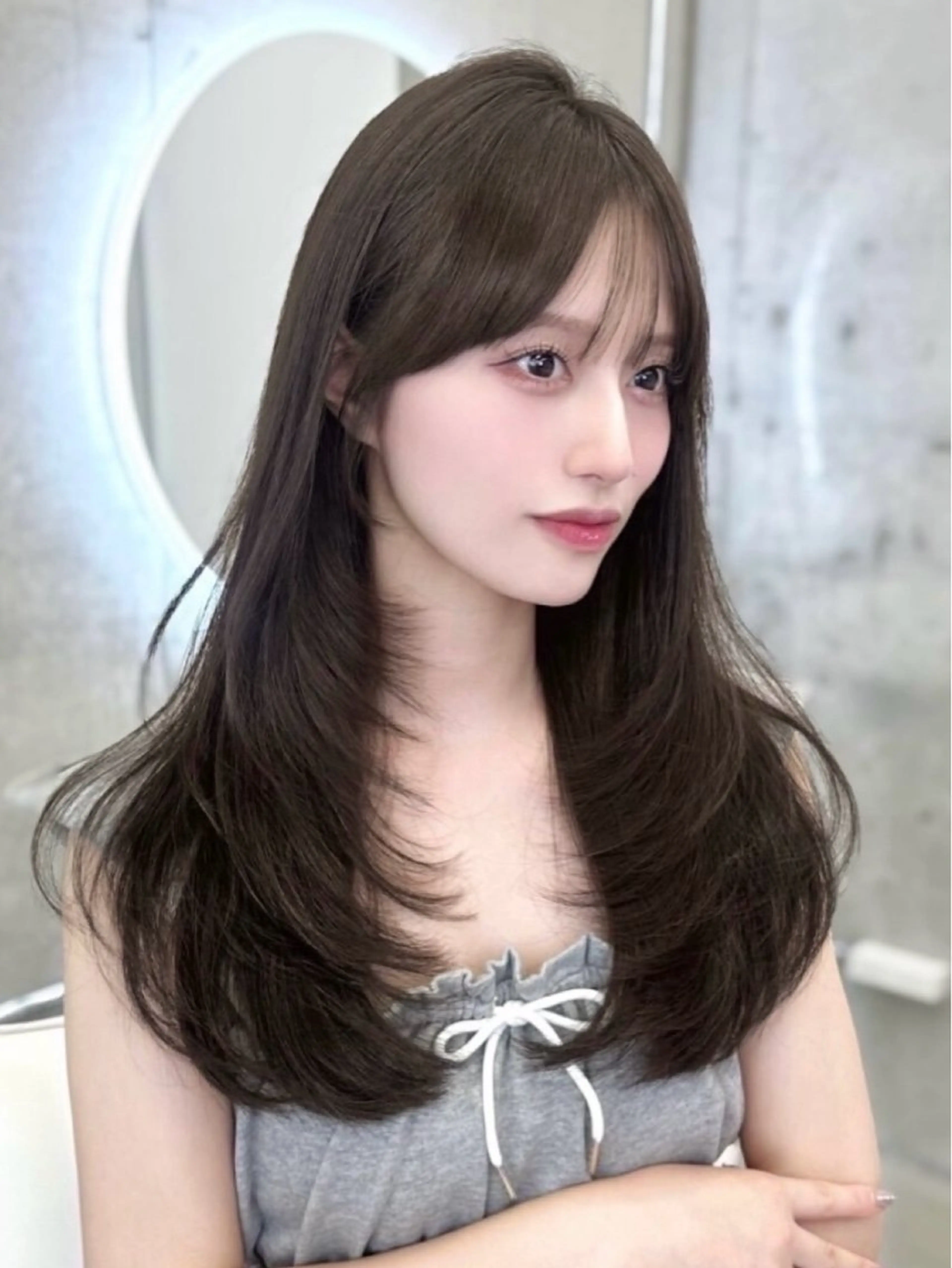 カラー NI表参道所属・Kana/韓国ヘア /暖色カラー🍒のヘアスタイル