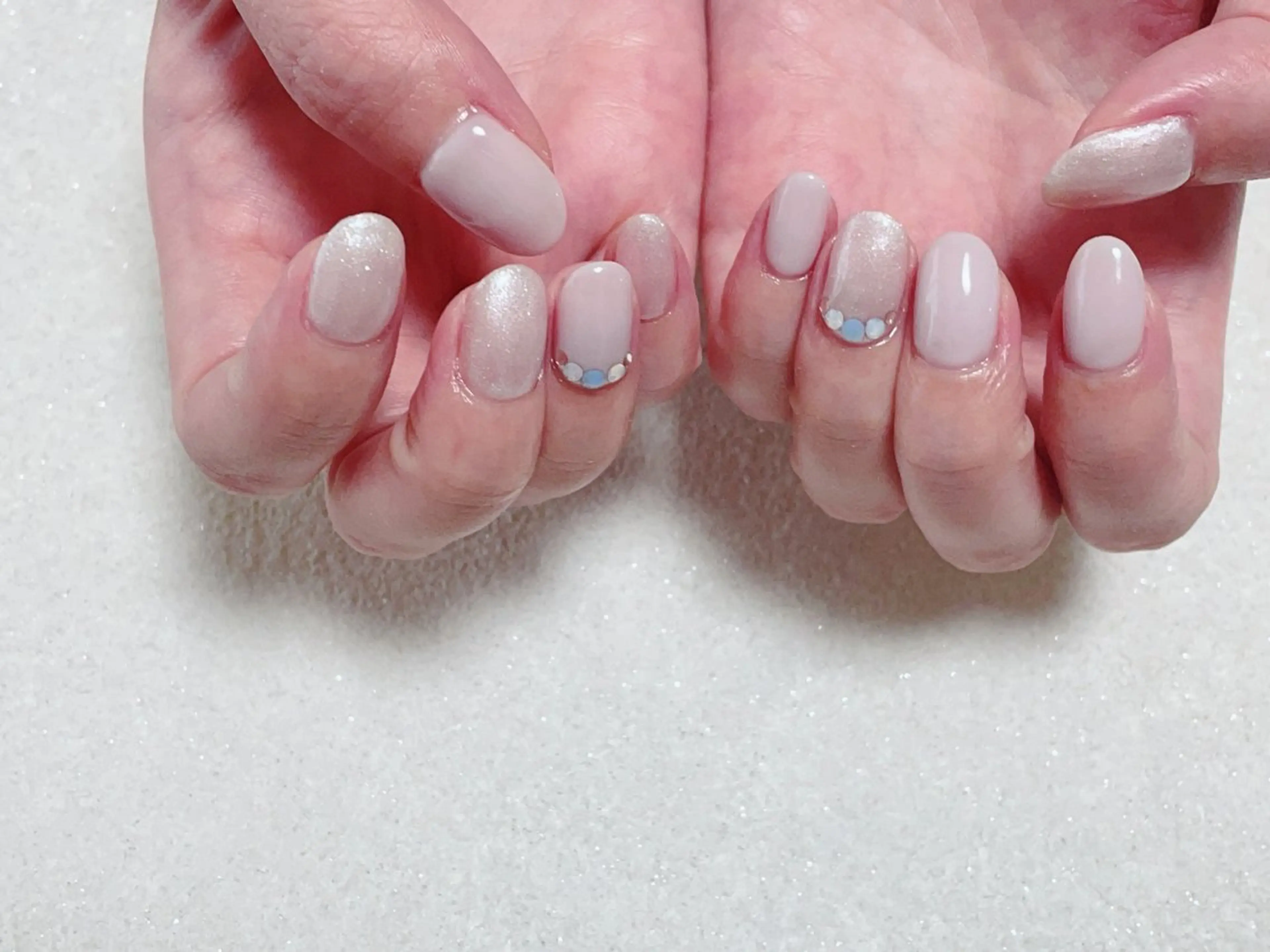 ネイル オーロラネイル フラワーネイル フットネイル フレンチネイル ジェルネイル kikinail 溝の口のネイルデザイン