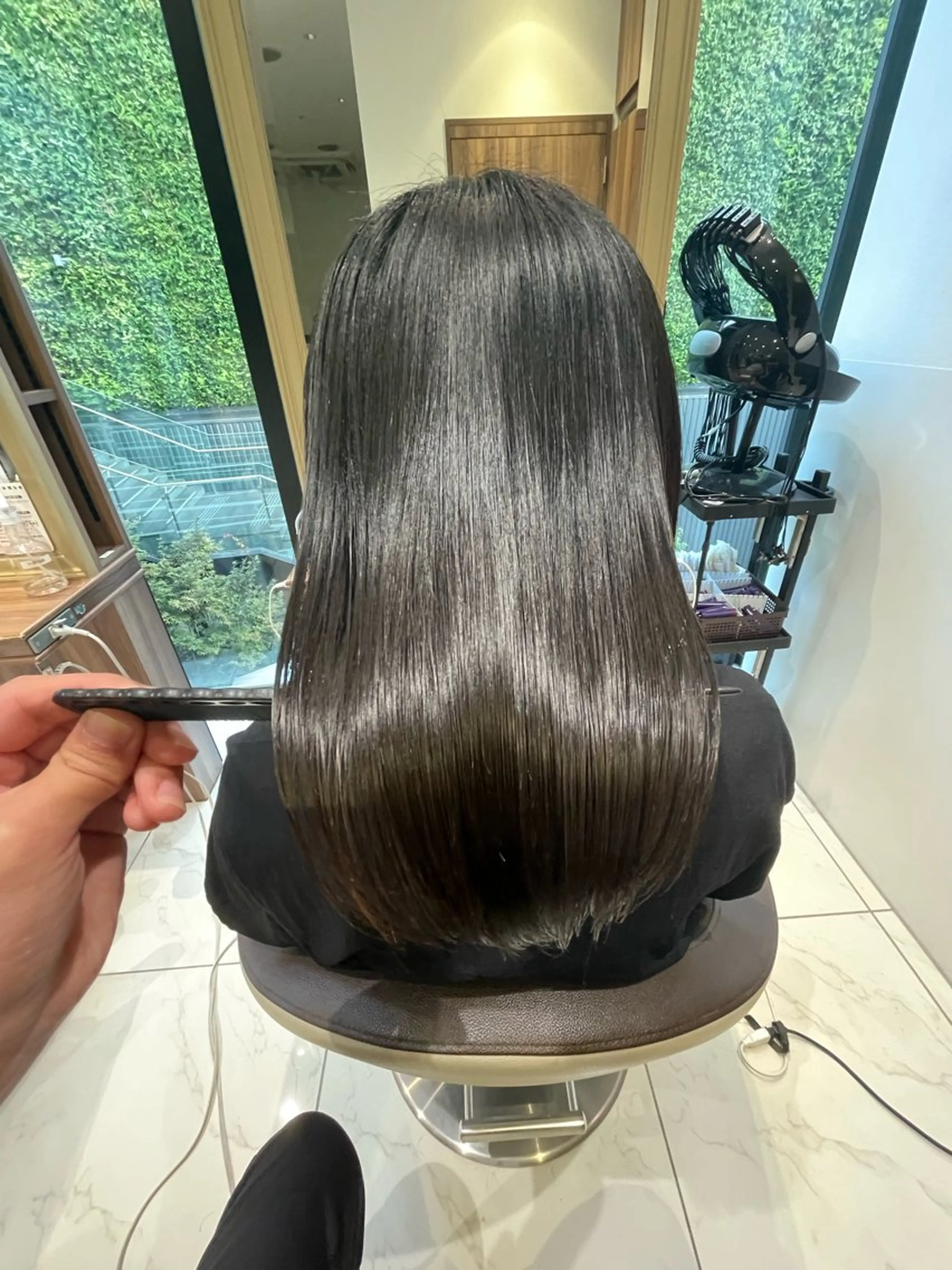 ロング カット 縮毛矯正 トリートメント Ash川越店/ 米川 武志のヘアスタイル