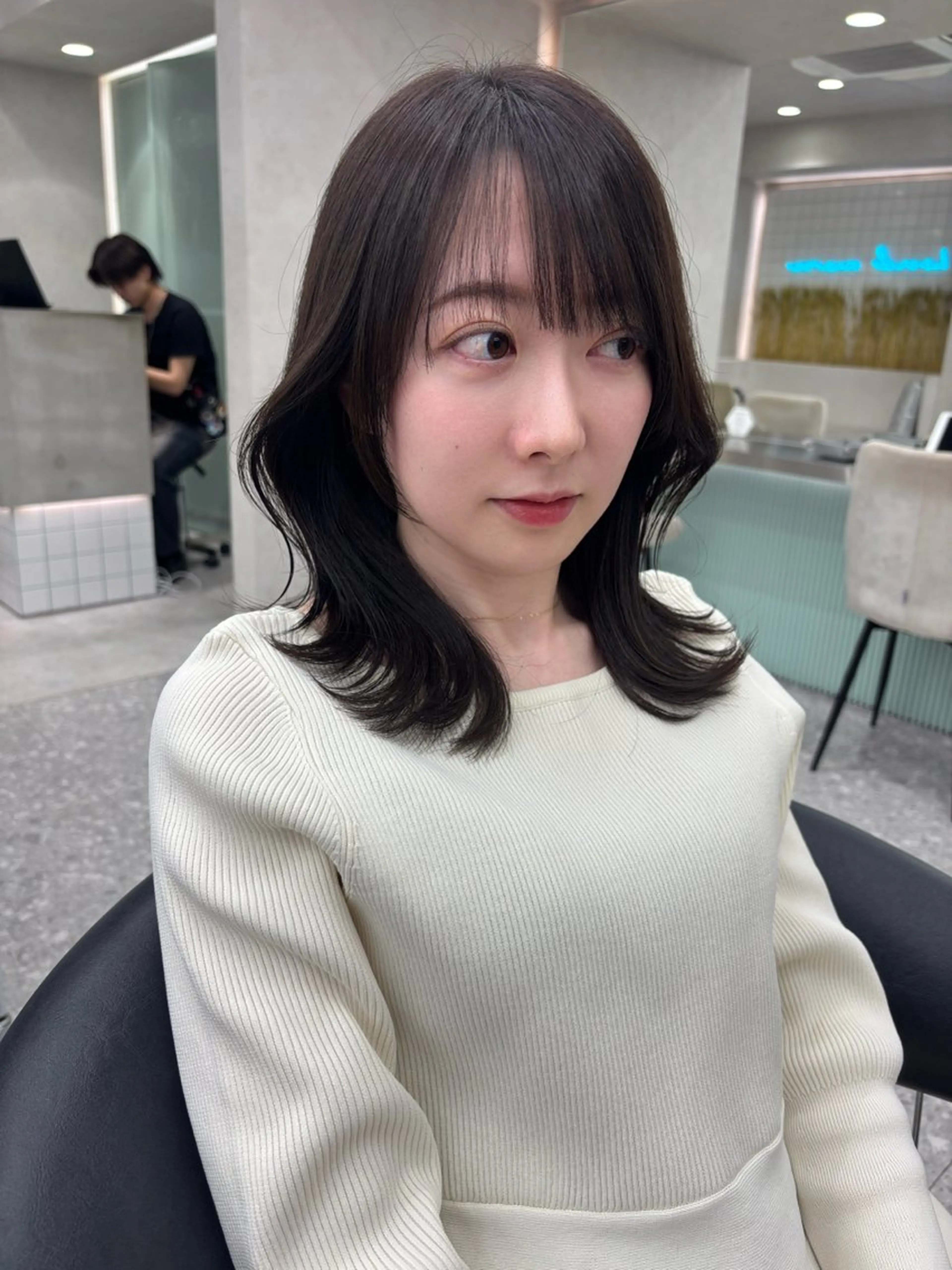 ミディアム カラー カット トリートメント 👑白髪ケア👑 ウメダナオヤのヘアスタイル