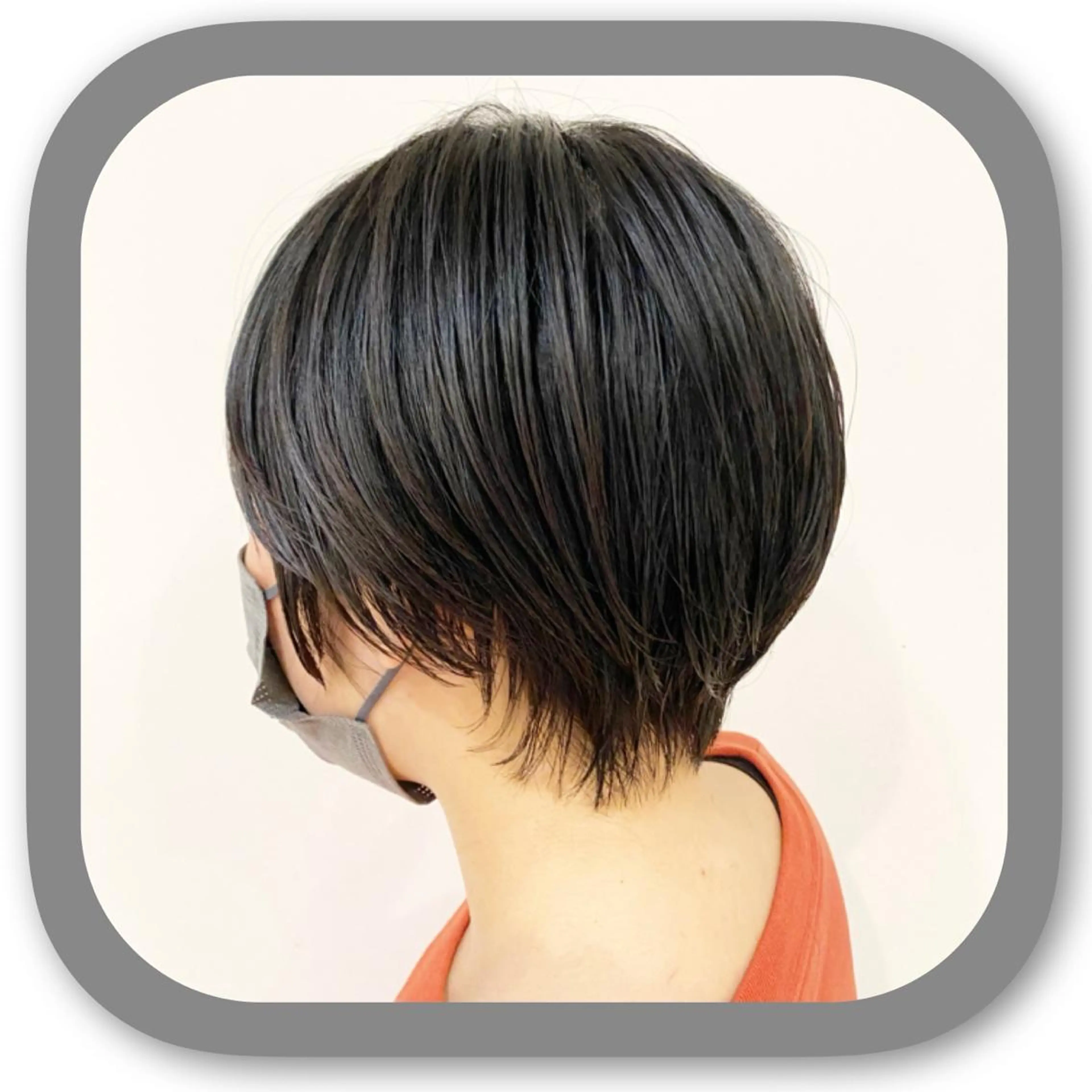 ショート アッシュ ボブ 髪質改善 レイヤーカット ショートヘア カット ショート〜ミディアム 喜多司のヘアスタイル