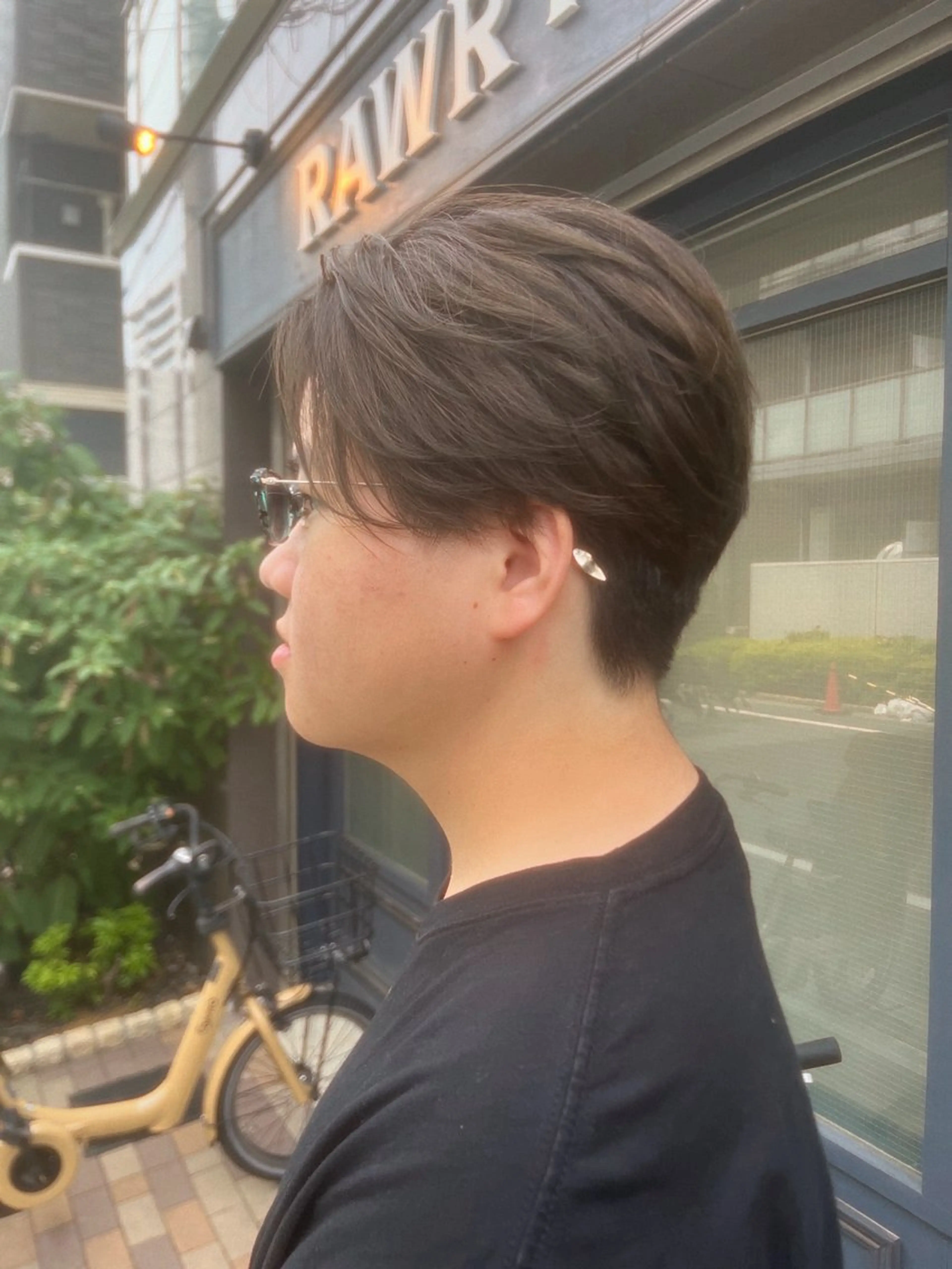 メンズ センターパート rawr hair rim所属・年末クーポン/ Rim店長 栗原柊のヘアスタイル